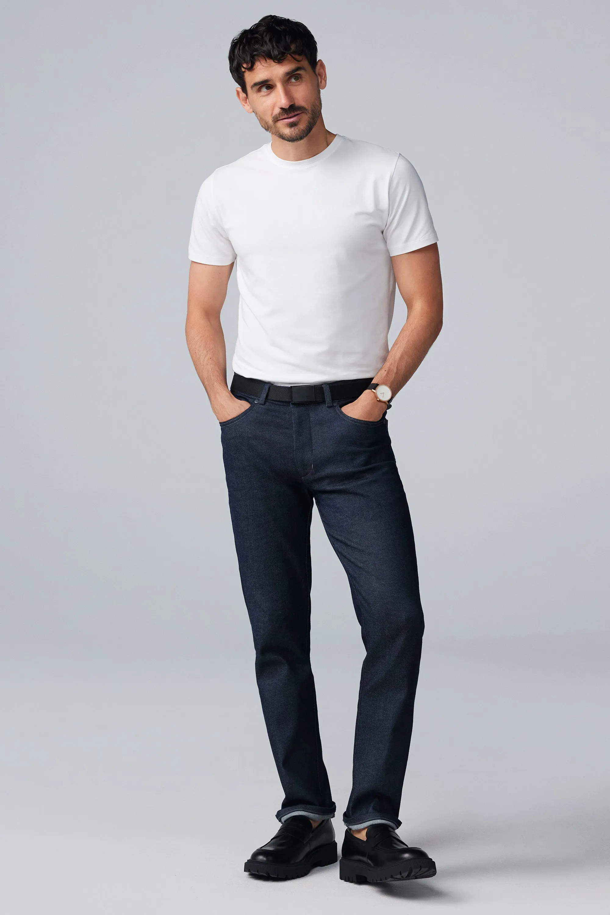 2-Pack SILVER Crew Neck T-Shirt Purple Potion / True Black sold by Mack Weldon product image thumbnail 5