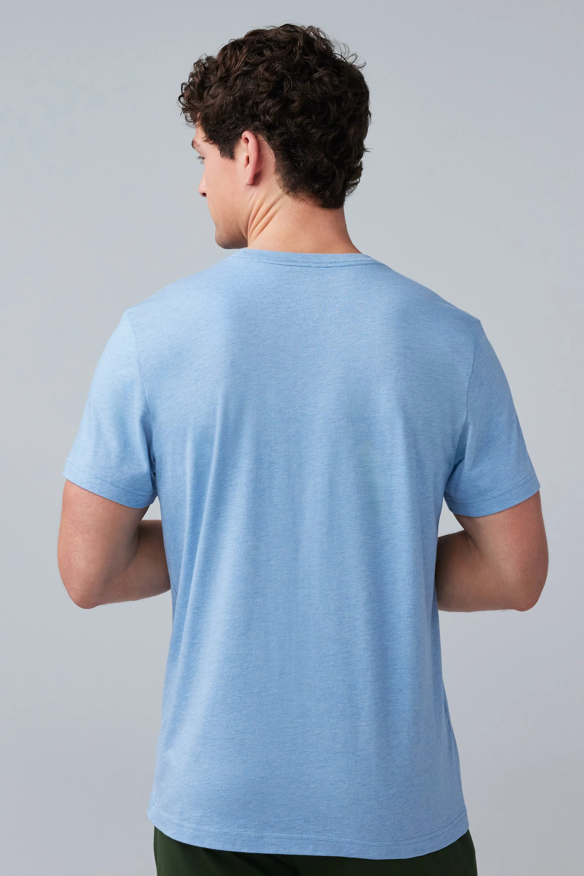 2-Pack Pima Crew Neck T-Shirt Truffle Heather / Shooting Star sold by Mack Weldon product image thumbnail 4