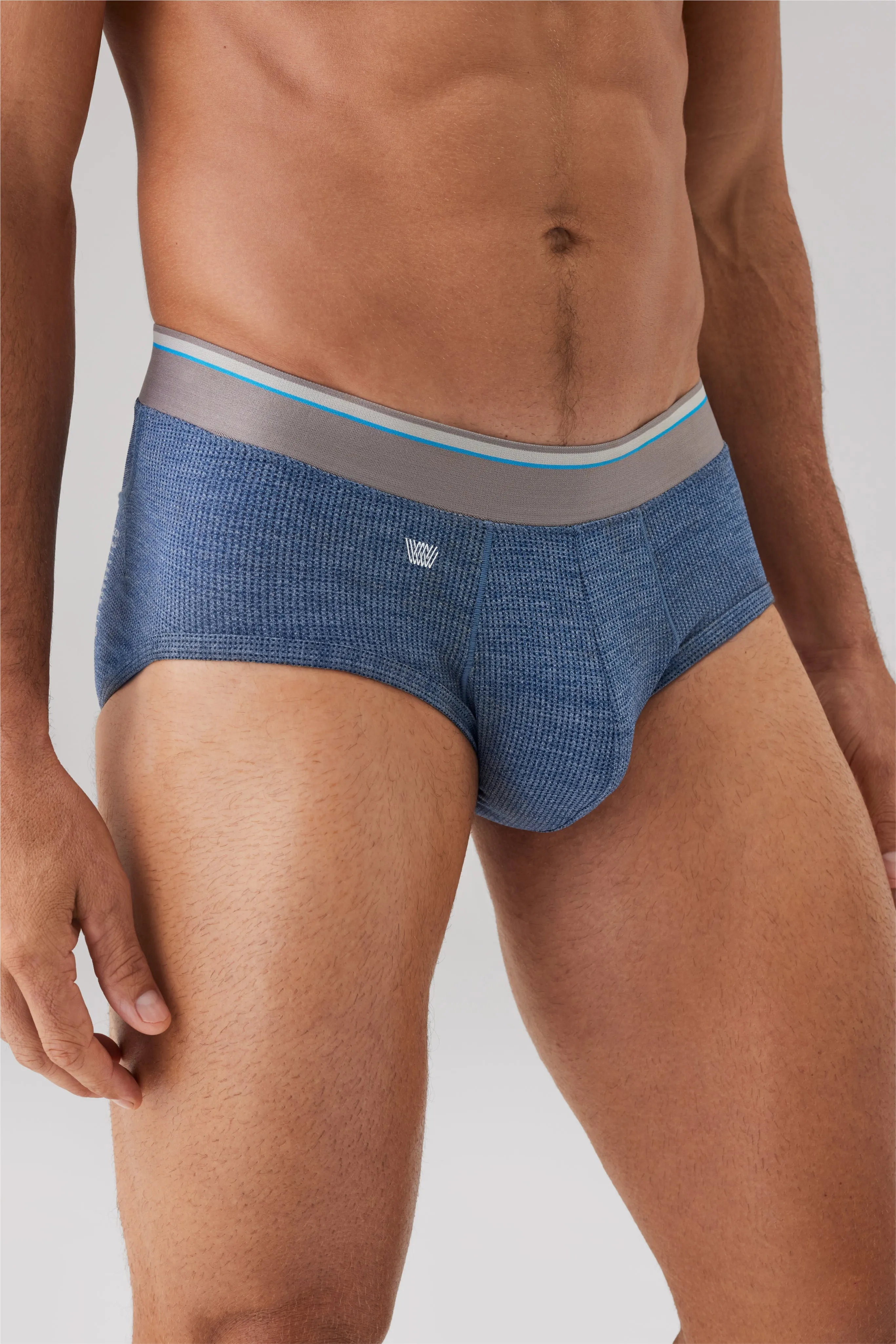 AIRKNITˣ Brief Blue Ribbon Heather sold by Mack Weldon product image thumbnail 3