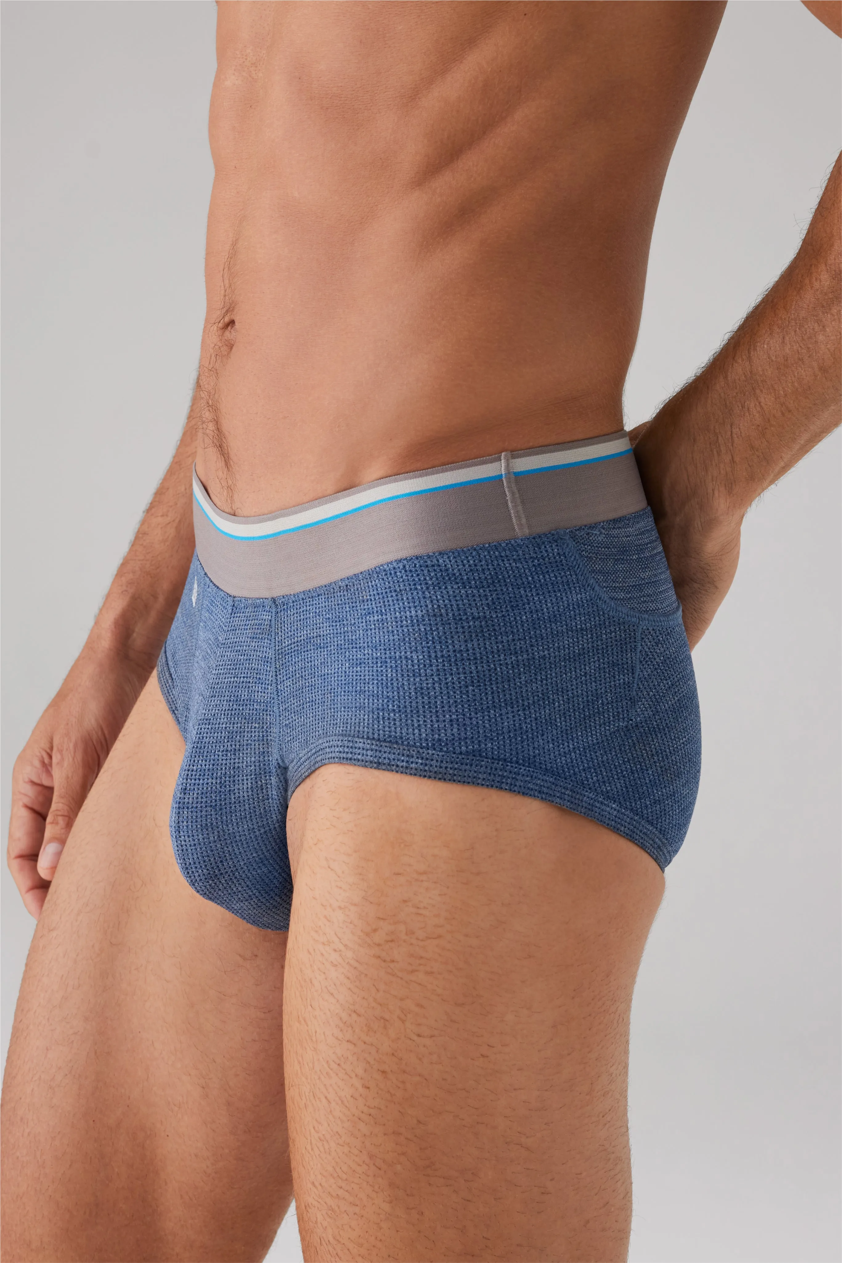 AIRKNITˣ Brief Blue Ribbon Heather sold by Mack Weldon product image thumbnail 4
