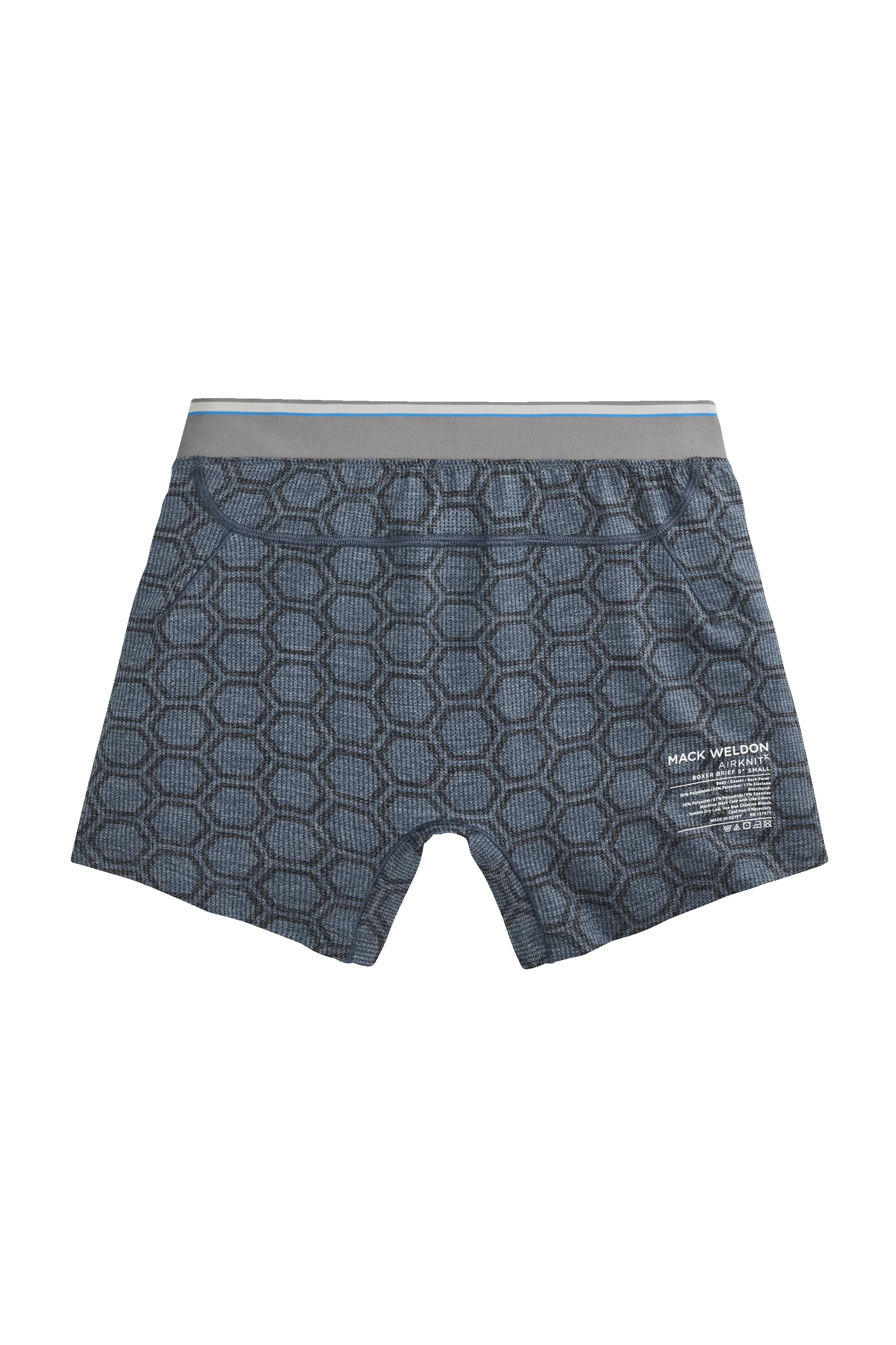AIRKNITˣ Boxer Brief Indigo Airknit Hex sold by Mack Weldon product image thumbnail 2
