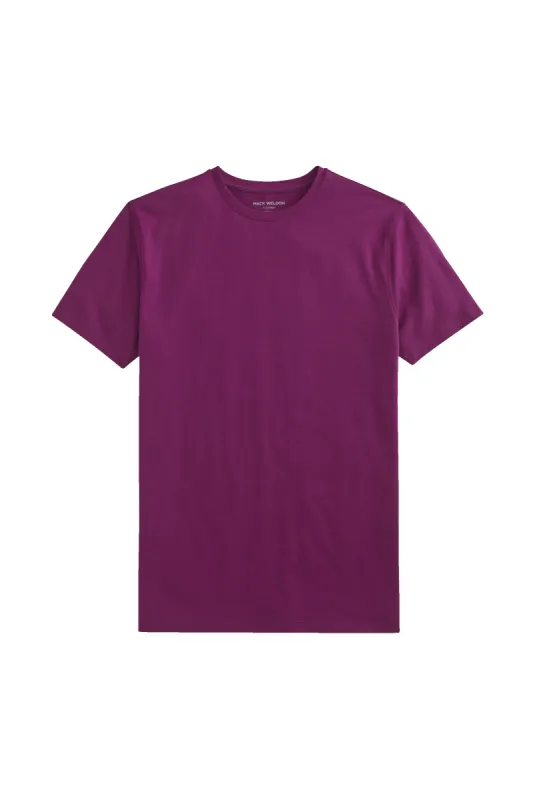 SILVER Crew Neck T-Shirt Purple Potion sold by Mack Weldon