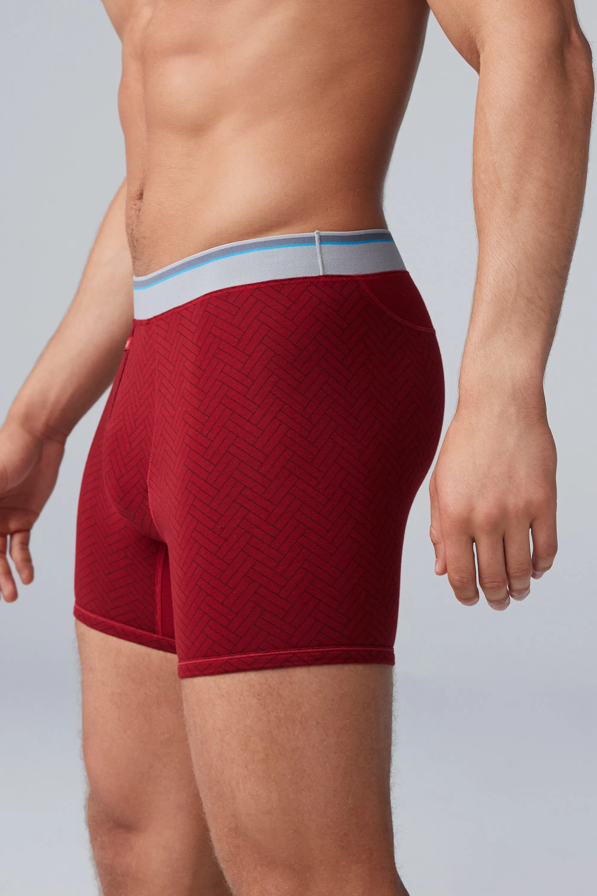 18-Hour Jersey Boxer Brief Mulberry sold by Mack Weldon product image thumbnail 4