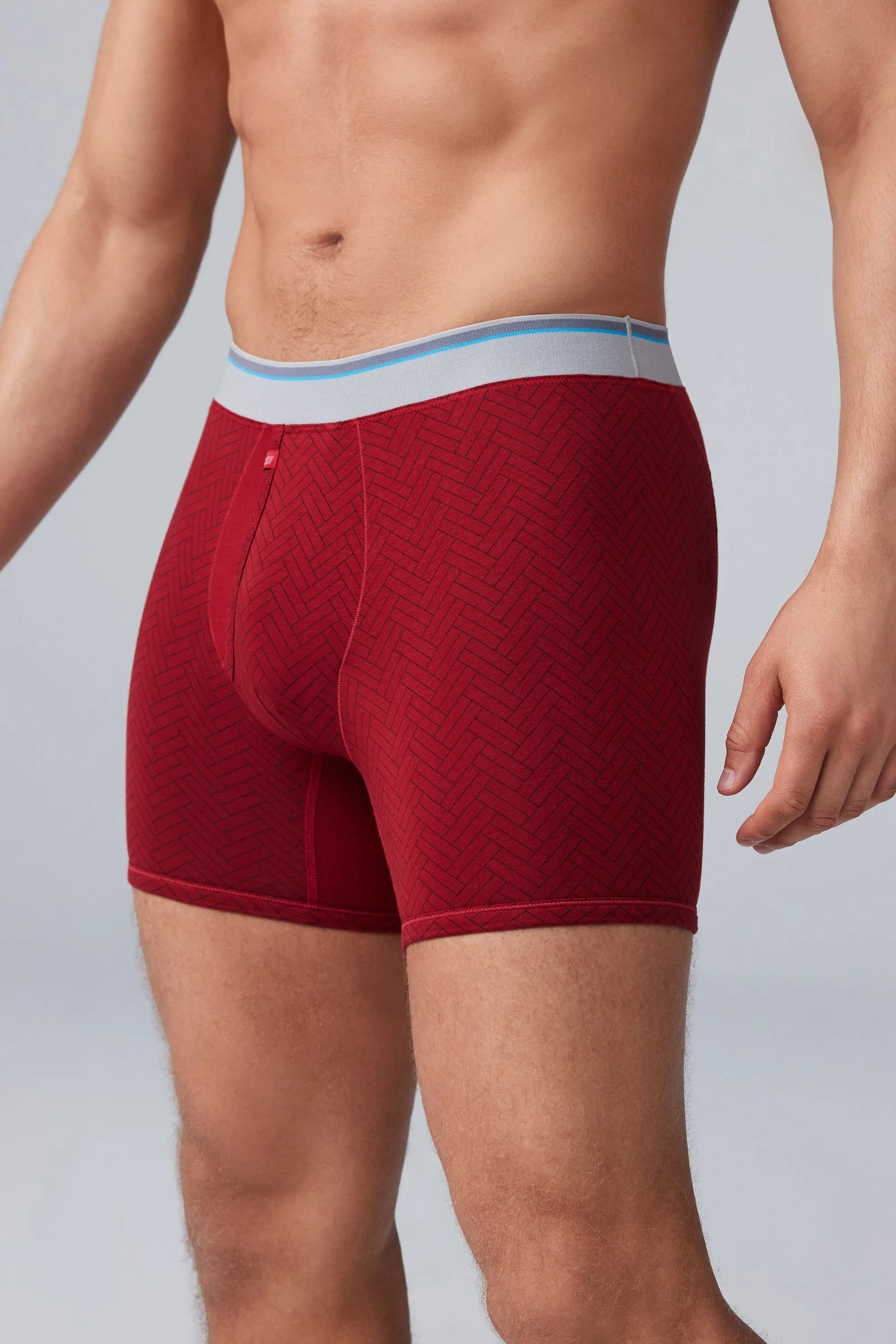 18-Hour Jersey Boxer Brief Mulberry sold by Mack Weldon product image thumbnail 3