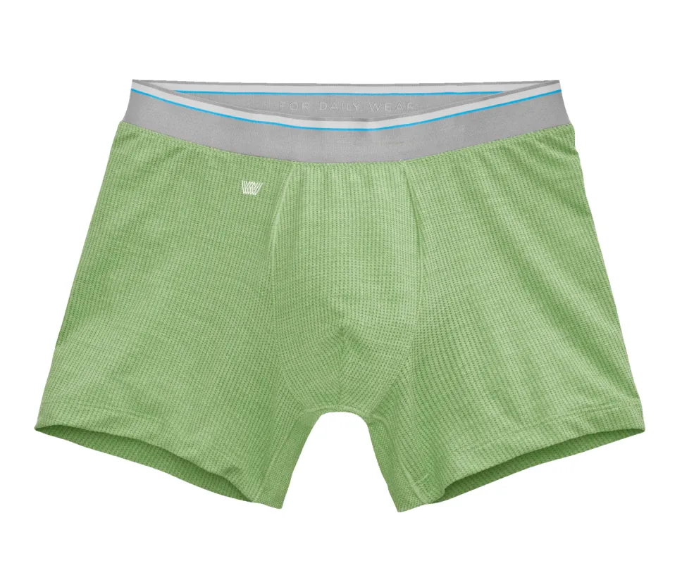 AIRKNITˣ Boxer Brief Mint Julep Heather sold by Mack Weldon