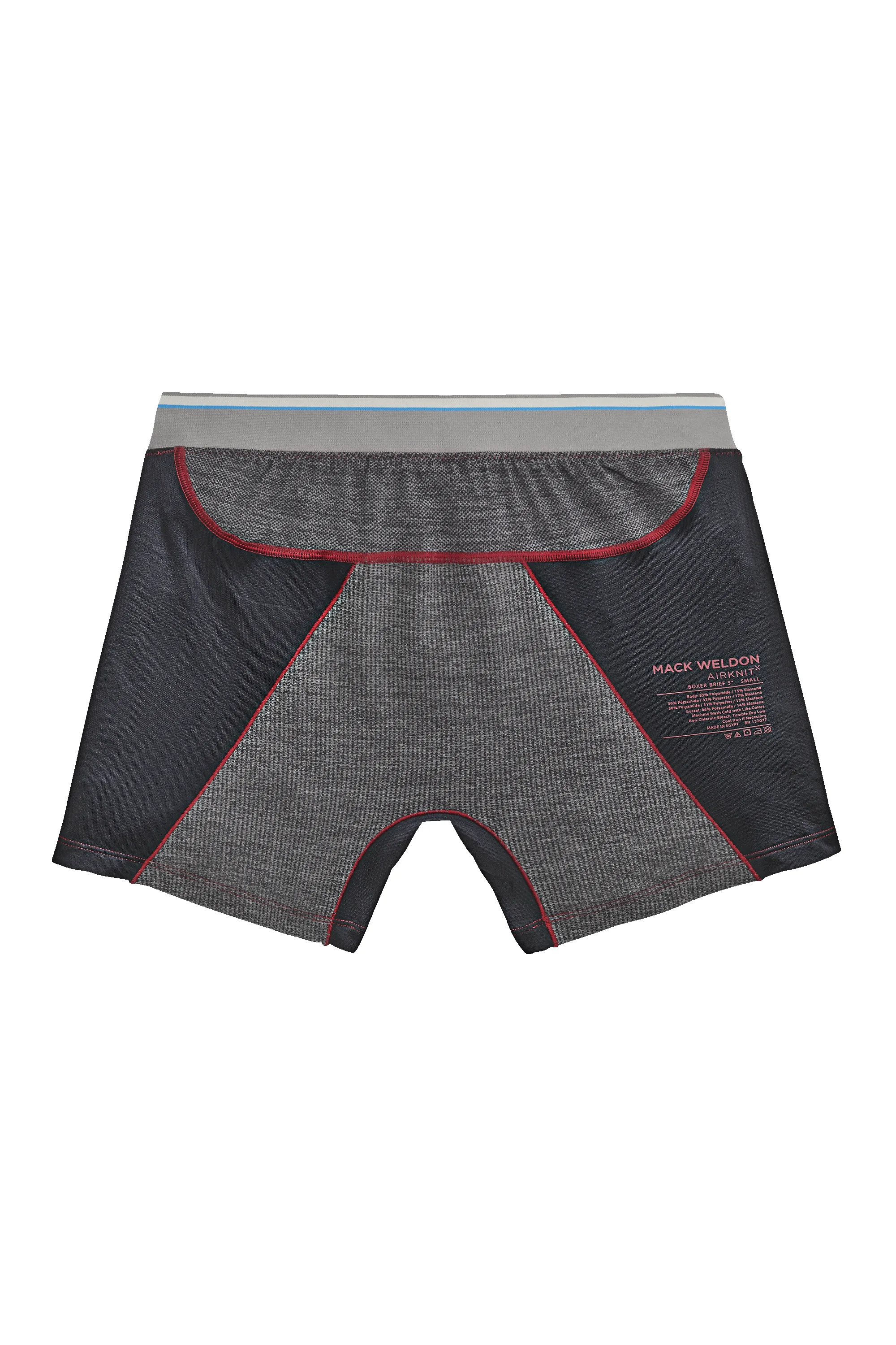 AIRKNITˣ Boxer Brief True Black Herringboned sold by Mack Weldon product image thumbnail 2