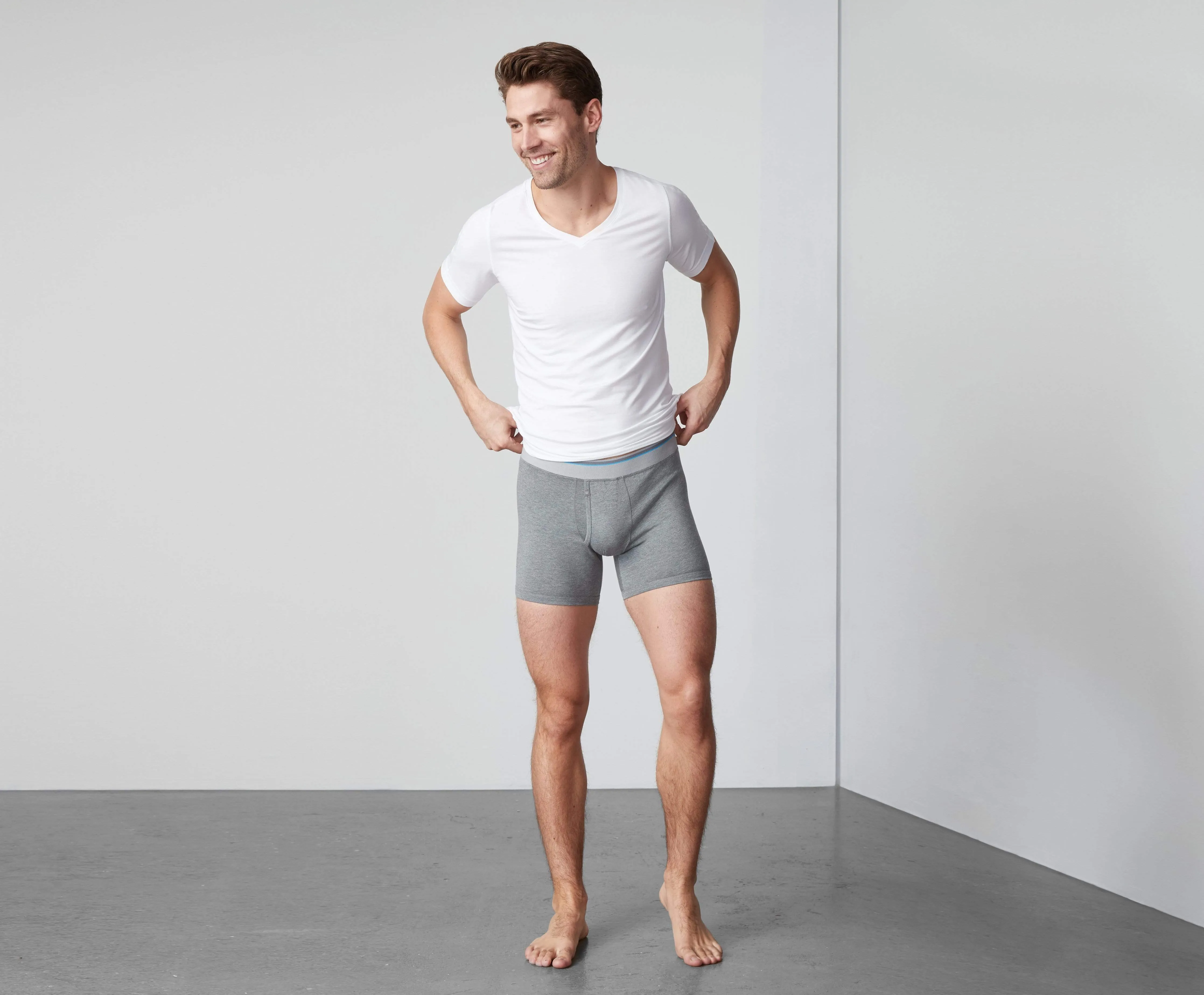 3-Pack 18-Hour Jersey V-Neck Undershirt Bright White sold by Mack Weldon product image thumbnail 2