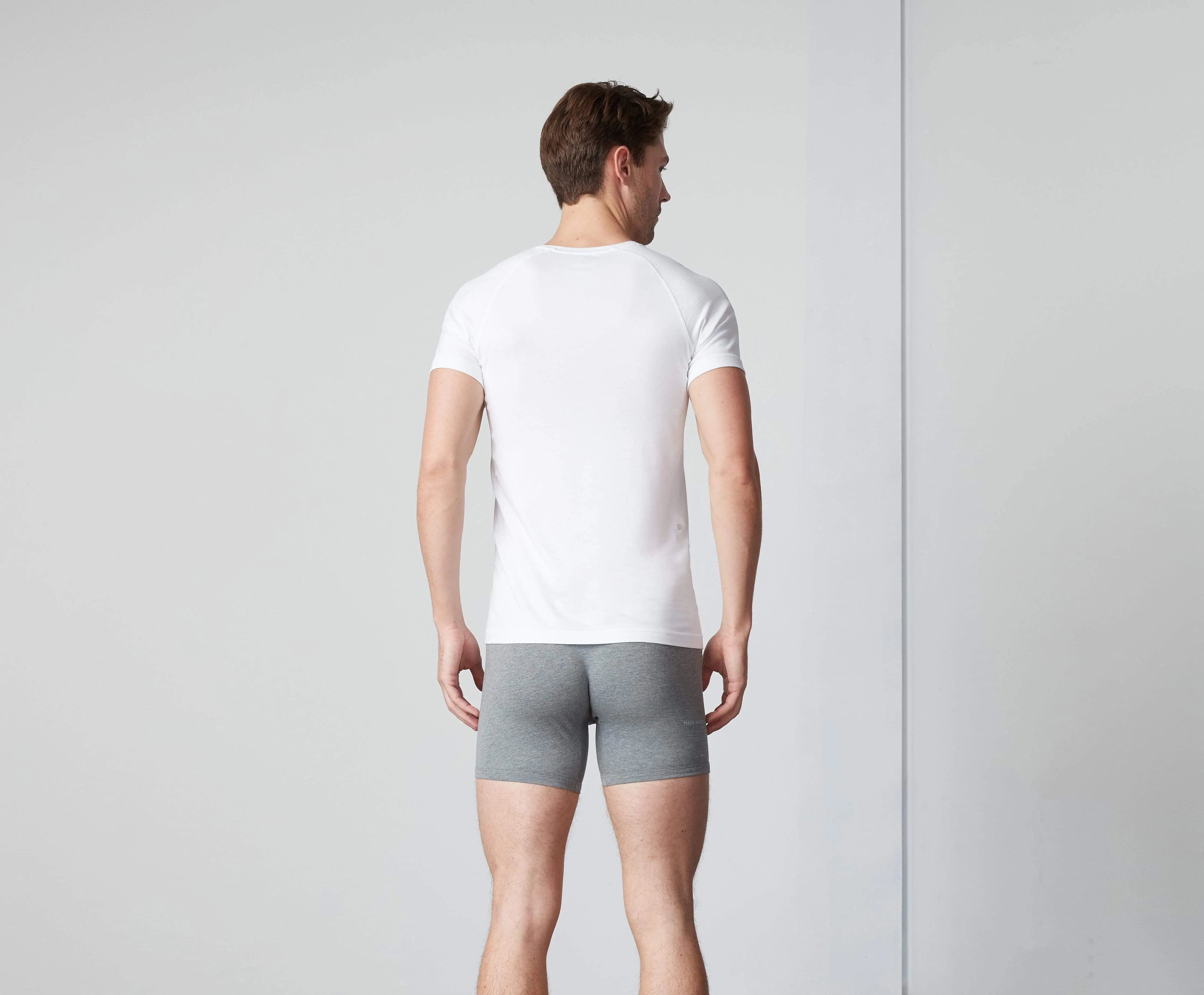 3-Pack 18-Hour Jersey V-Neck Undershirt Grey Heather sold by Mack Weldon product image thumbnail 3