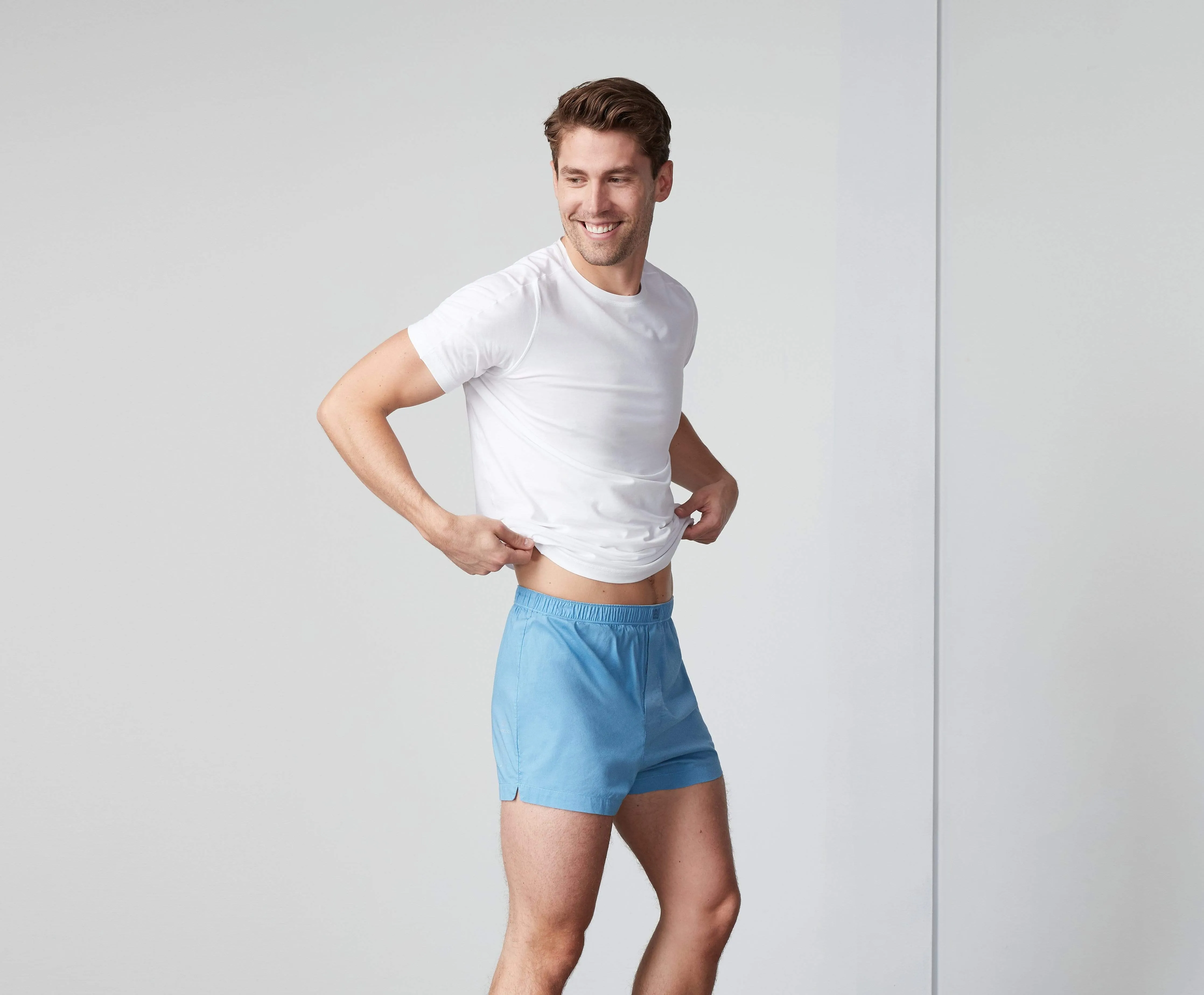 3-Pack 18-Hour Jersey Crew Neck Undershirt Grey Heather sold by Mack Weldon product image thumbnail 4