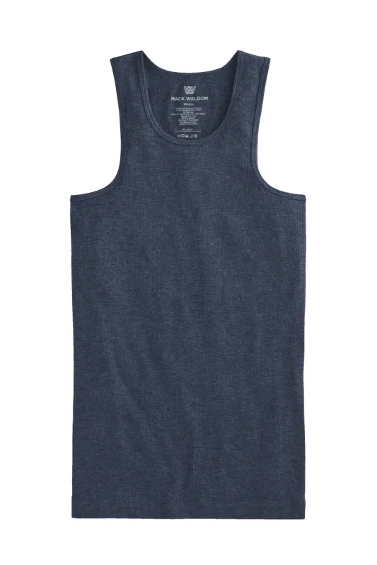 18-Hour Rib Tank True Navy Heather sold by Mack Weldon