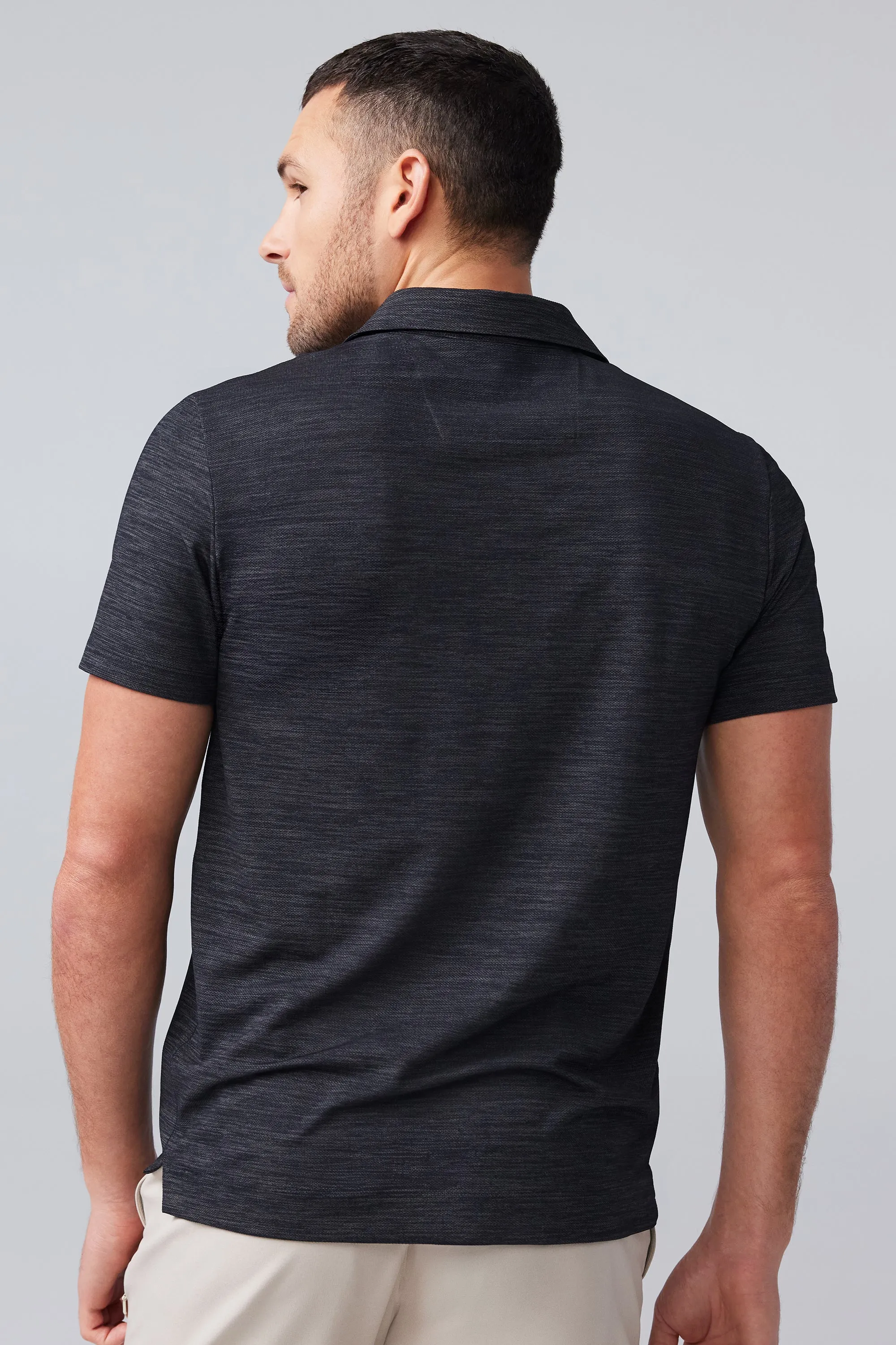 AIRKNITˣ Polo Anthracite Gargoyle sold by Mack Weldon product image thumbnail 5