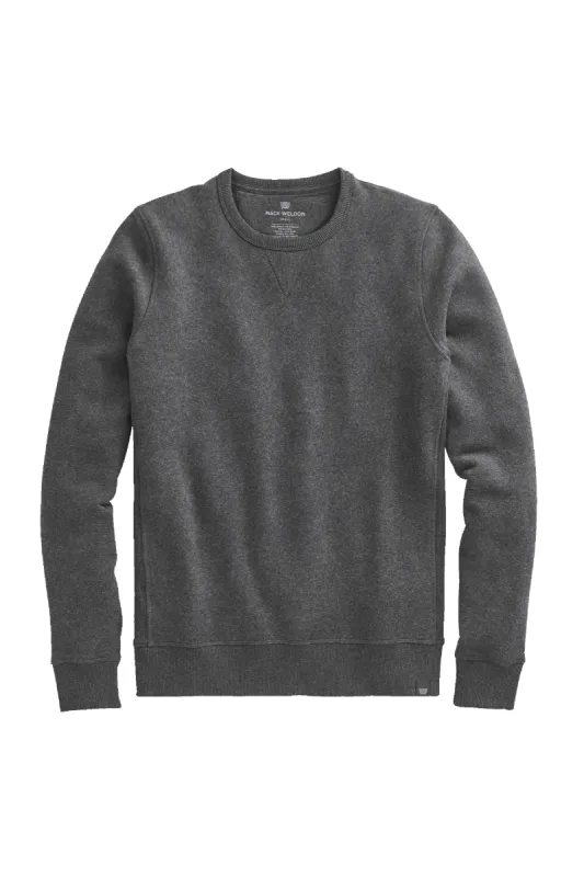 ACE Crew Neck Sweatshirt Charcoal Heather sold by Mack Weldon