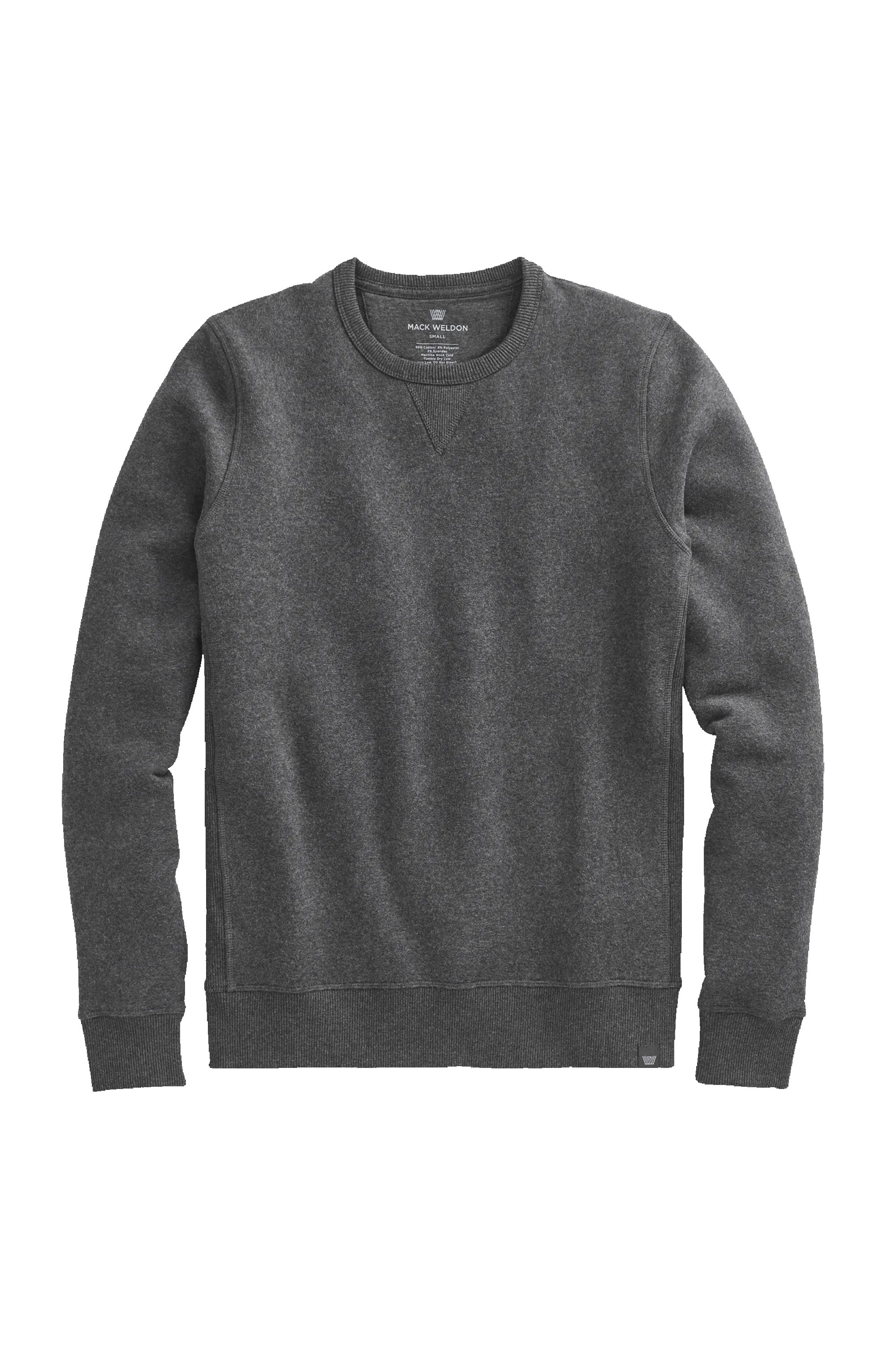 ACE Crew Neck Sweatshirt Charcoal Heather sold by Mack Weldon
