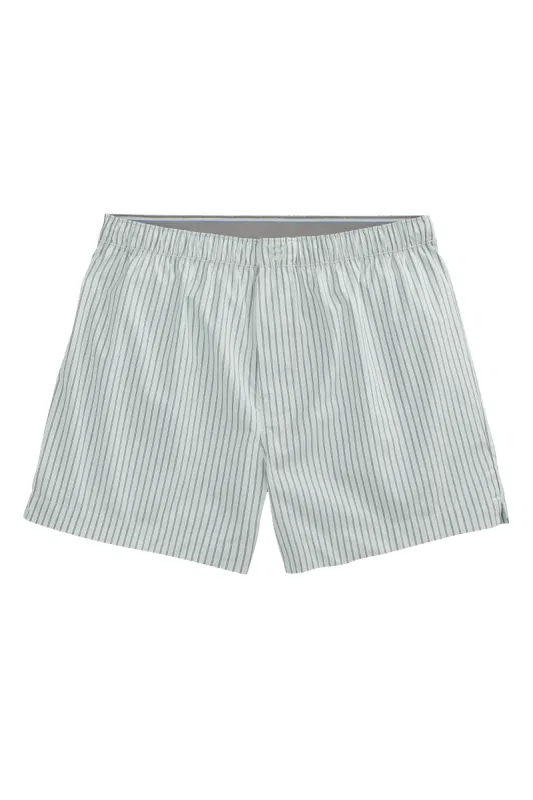 24/7 Woven Boxer Minted Bengal Stripe sold by Mack Weldon