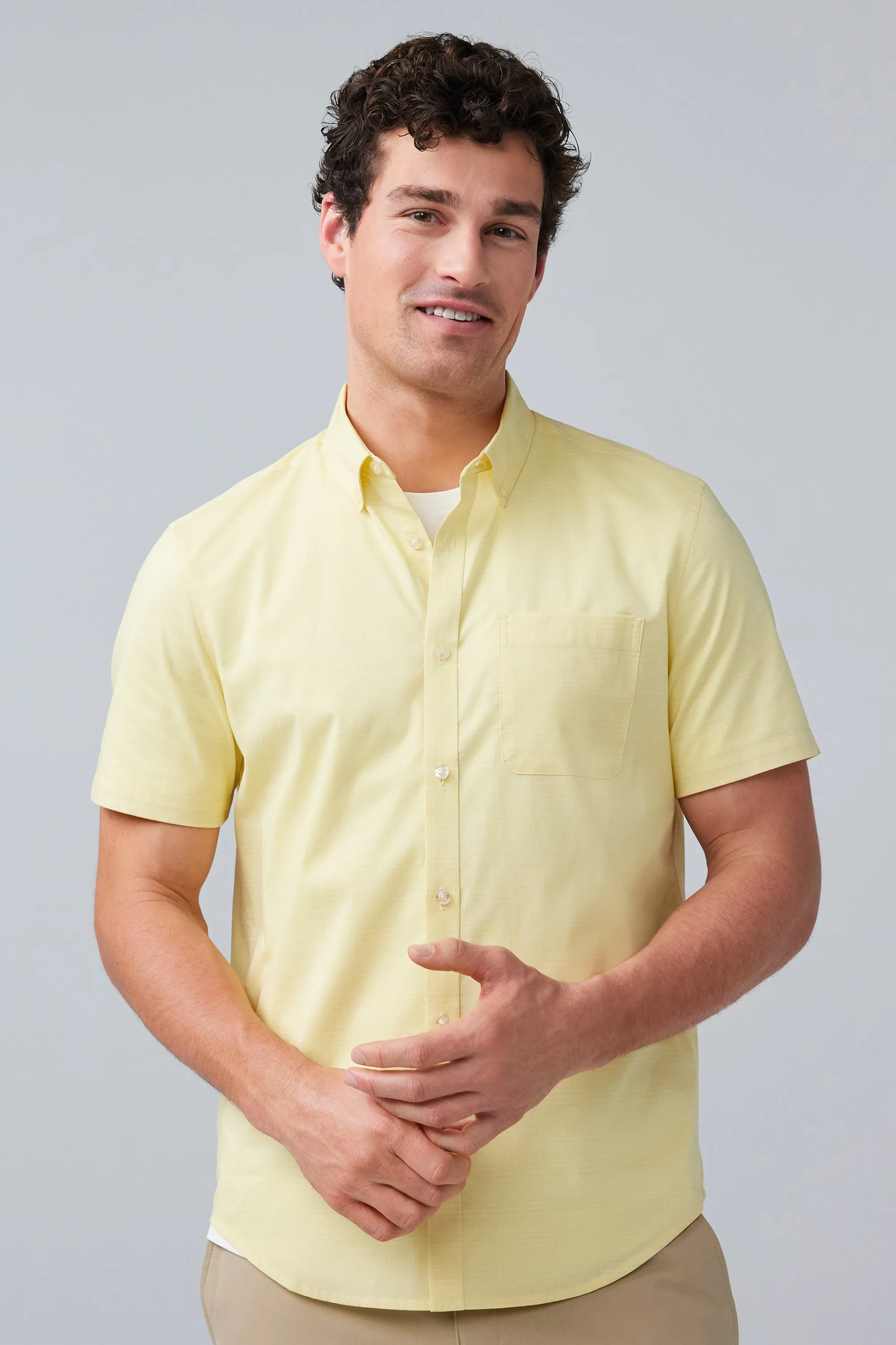 24/7 Poplin Short Sleeve Shirt Partly Sunny Glen Plaid sold by Mack Weldon product image thumbnail 3