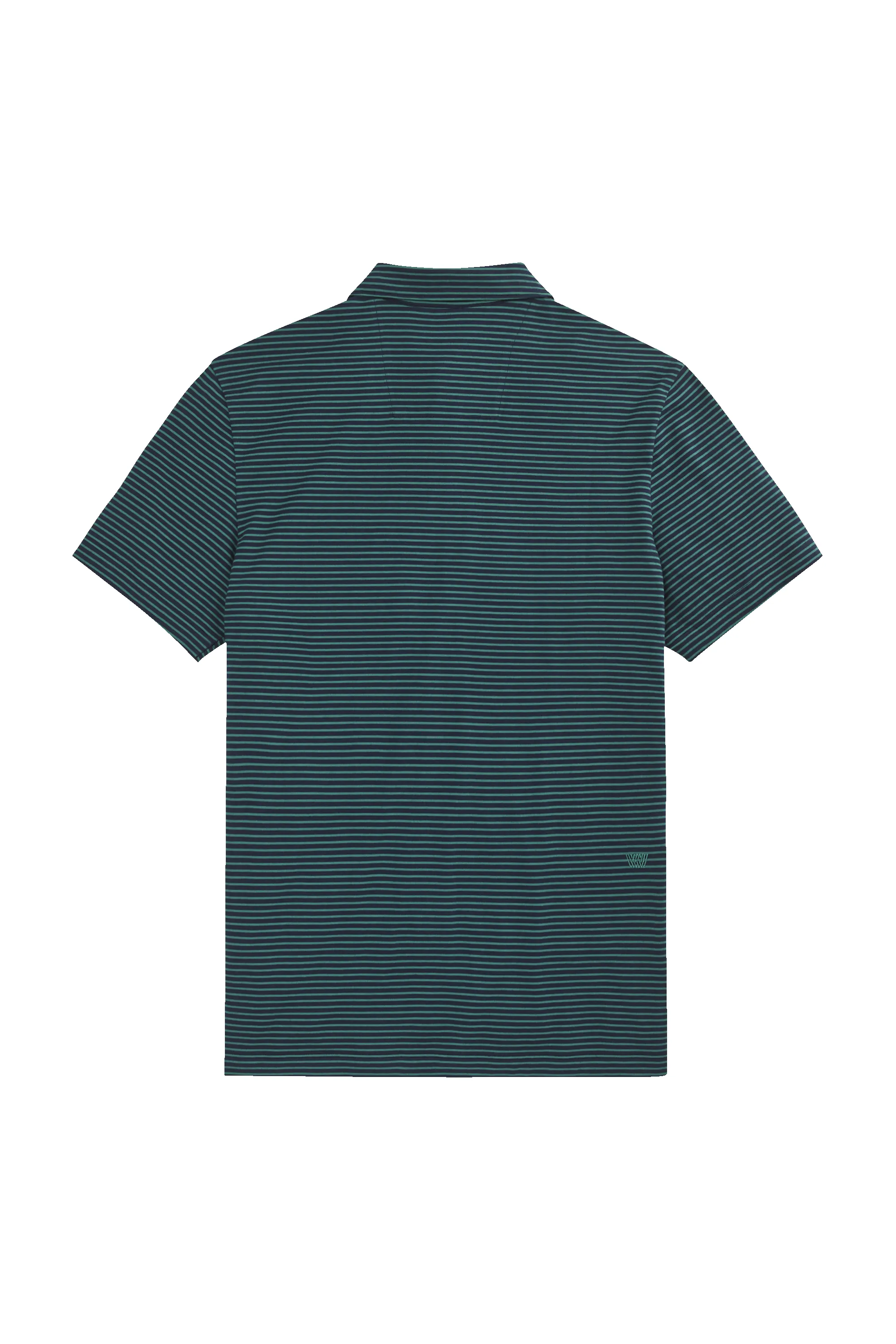 Pima T-Shirt Polo True Navy Pinpoint Stripe sold by Mack Weldon product image thumbnail 2