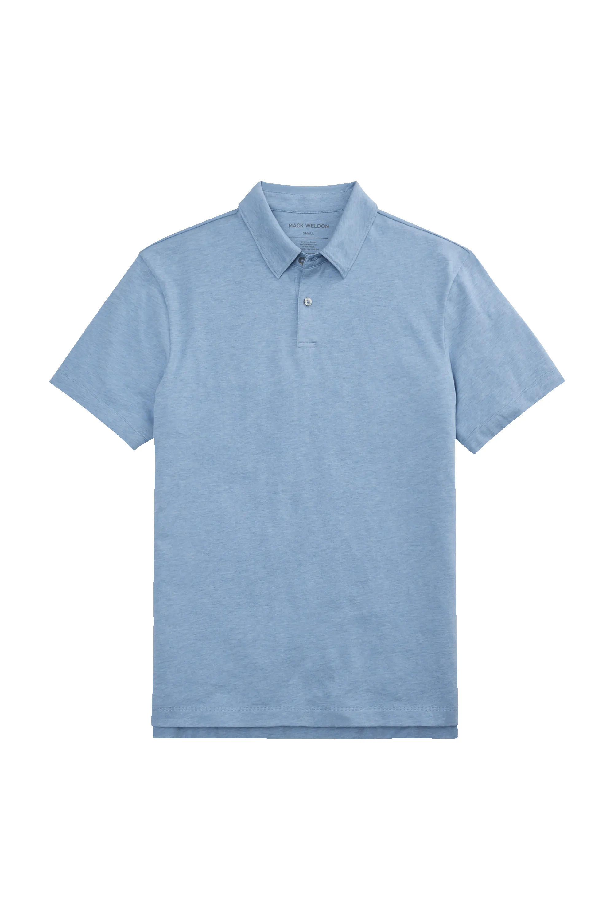 Pima T-Shirt Polo Seaplane Heather sold by Mack Weldon