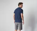 2-Pack SILVER Pique Polo Total Eclipse Chambray Oxford / Bright White Tipped sold by Mack Weldon