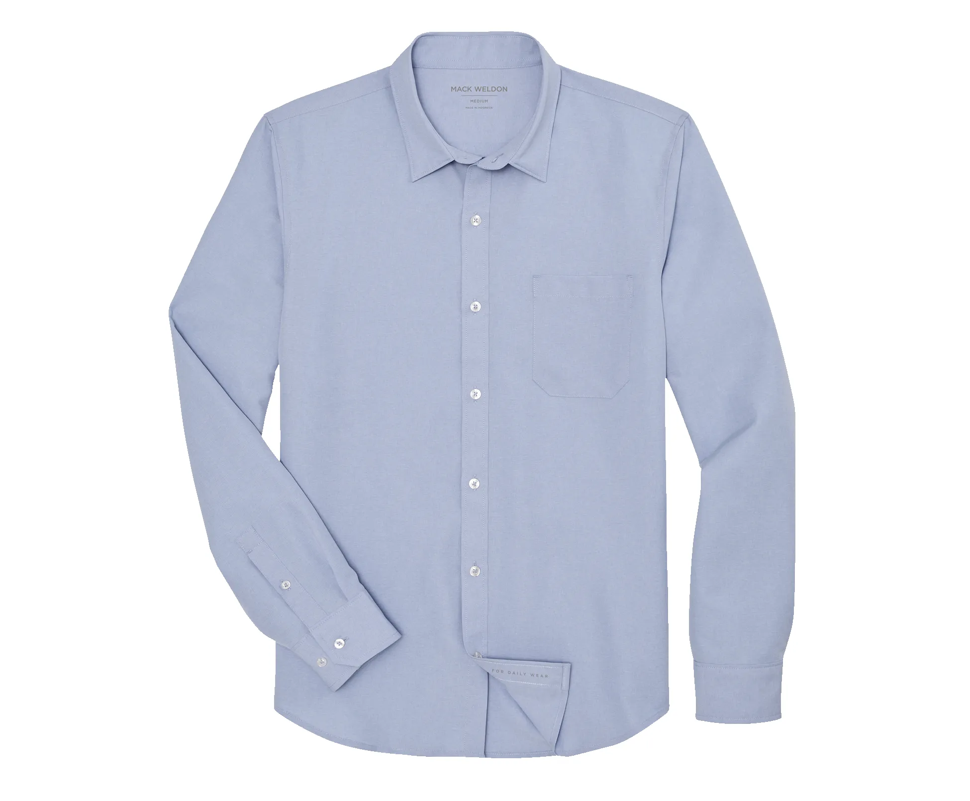 AIRFLEX Shirt Blue Heron Heather sold by Mack Weldon