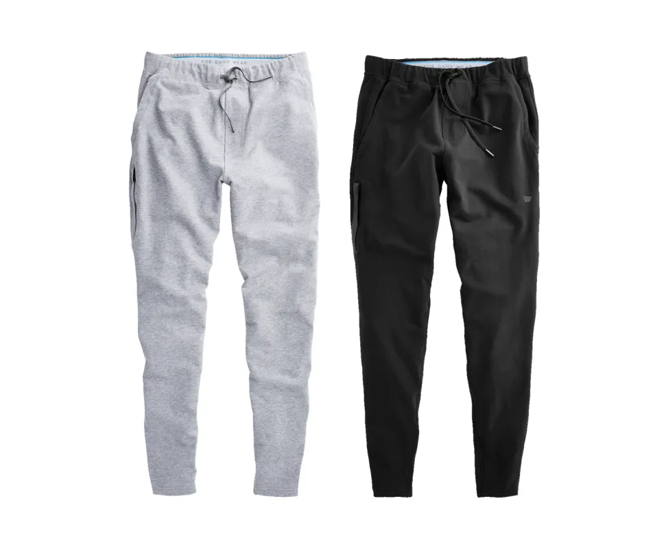 2-Pack ACE Sweatpants - Tall Grey Heather / Black sold by Mack Weldon