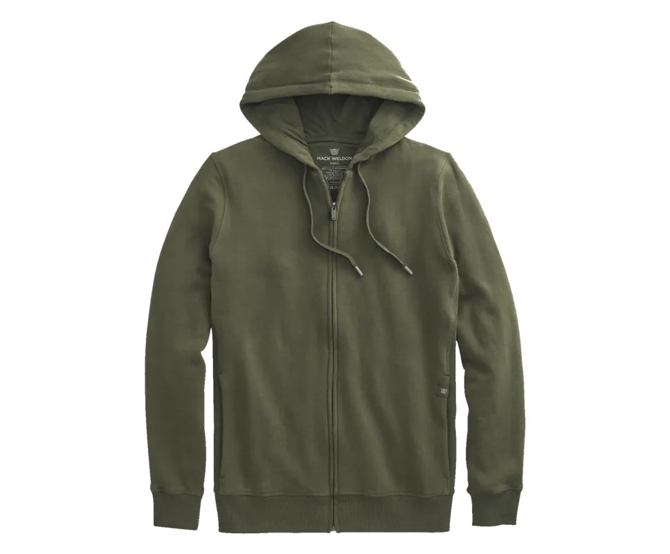 ACE Full-Zip Hooded Sweatshirt Commando made by Mack Weldon