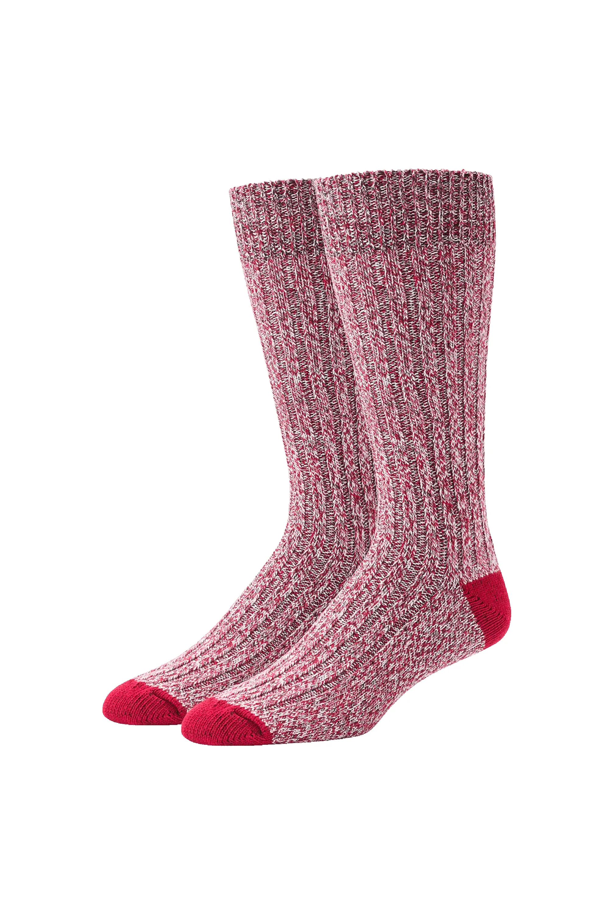 Tech Boot Sock Crimson Marl sold by Mack Weldon