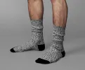 Tech Boot Sock Crimson Marl sold by Mack Weldon