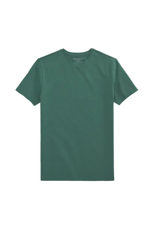SILVER Crew Neck T-Shirt Vetiver sold by Mack Weldon