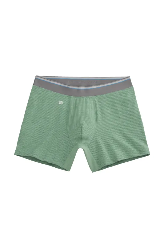 AIRKNITˣ Boxer Brief Minted Heather sold by Mack Weldon