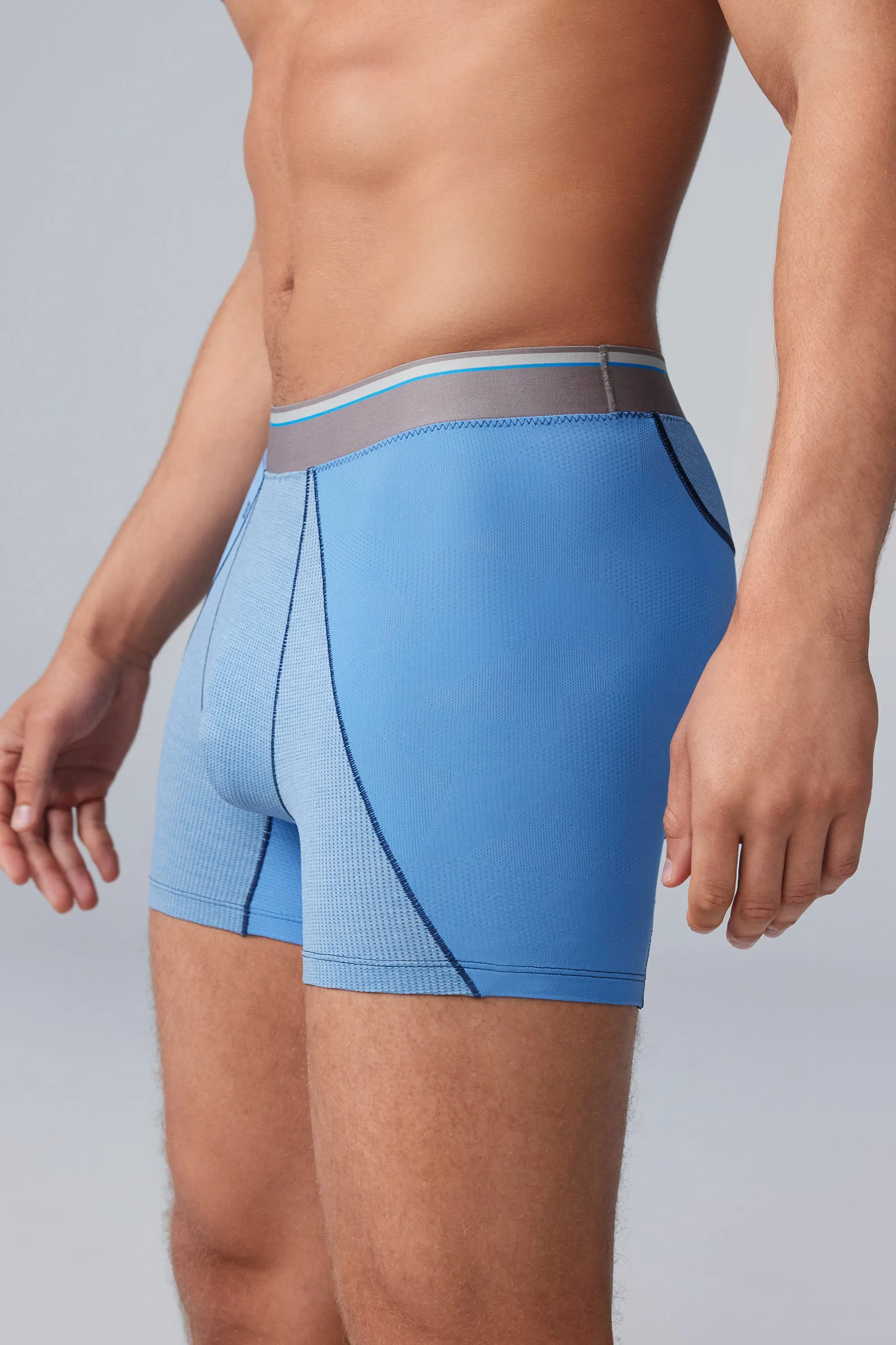 AIRKNITˣ Boxer Brief Rum Punch Heather sold by Mack Weldon product image thumbnail 4