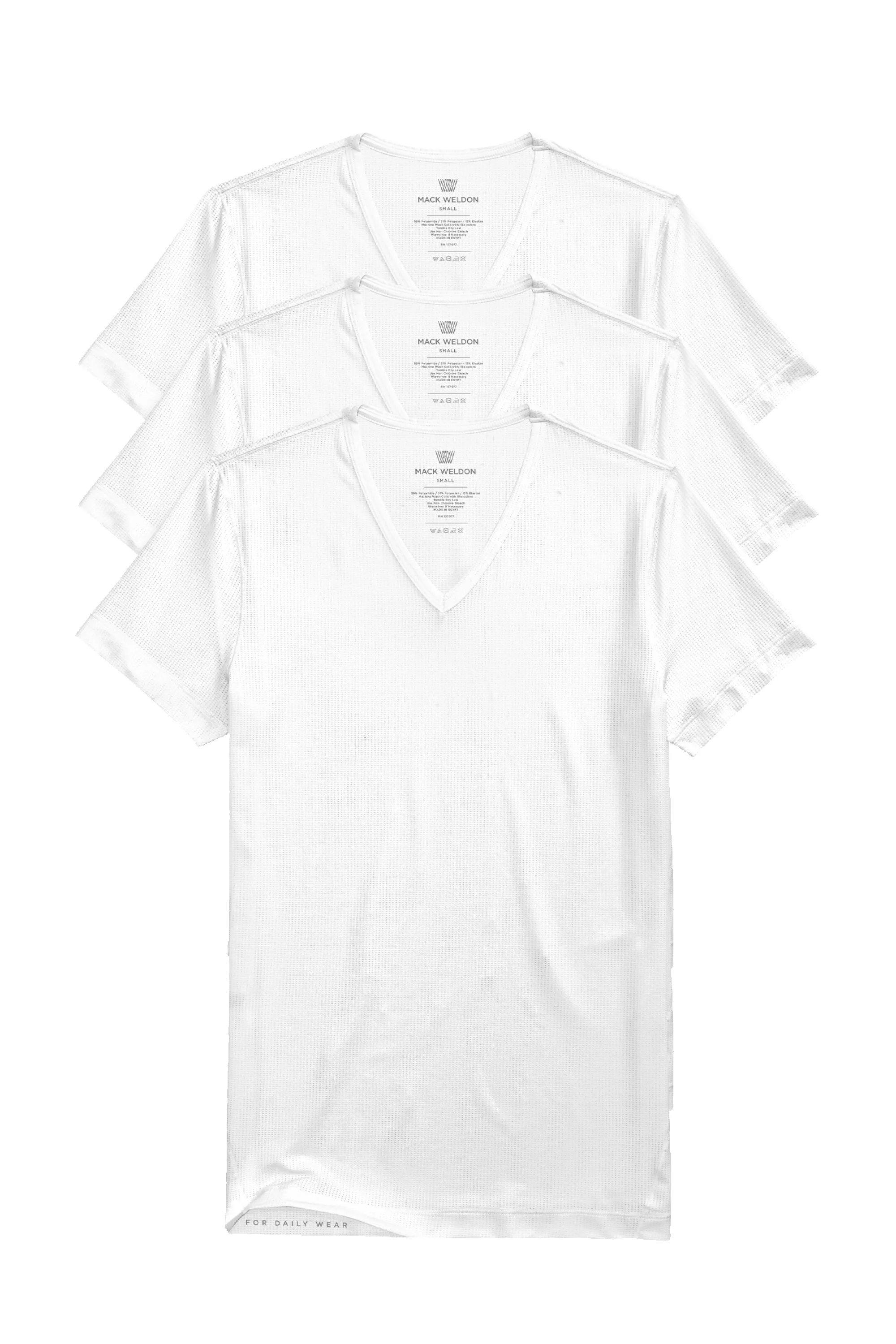 3-Pack AIRKNITˣ V-Neck Undershirt Bright White sold by Mack Weldon