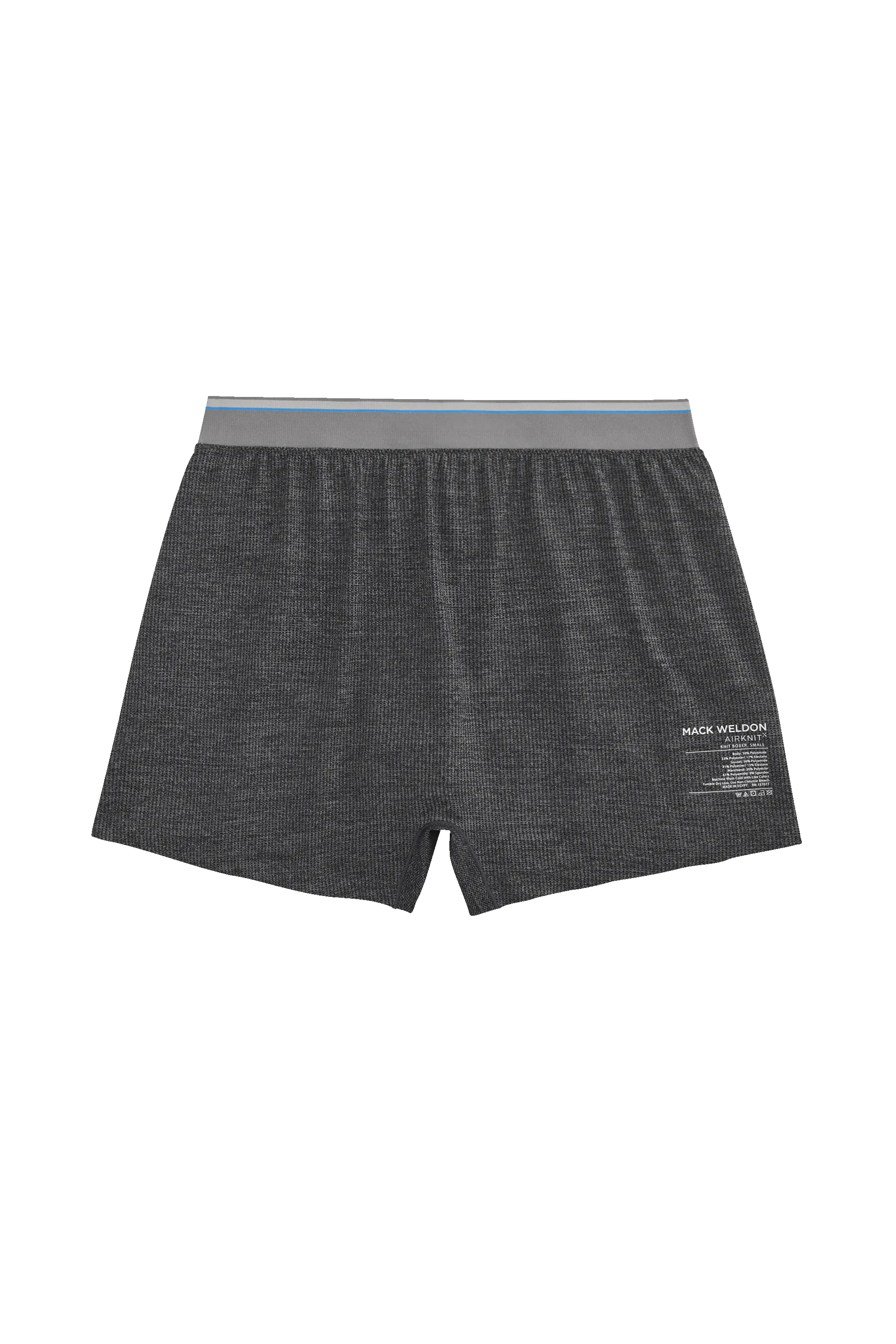 AIRKNITˣ Knit Boxer Charcoal Heather sold by Mack Weldon product image thumbnail 2