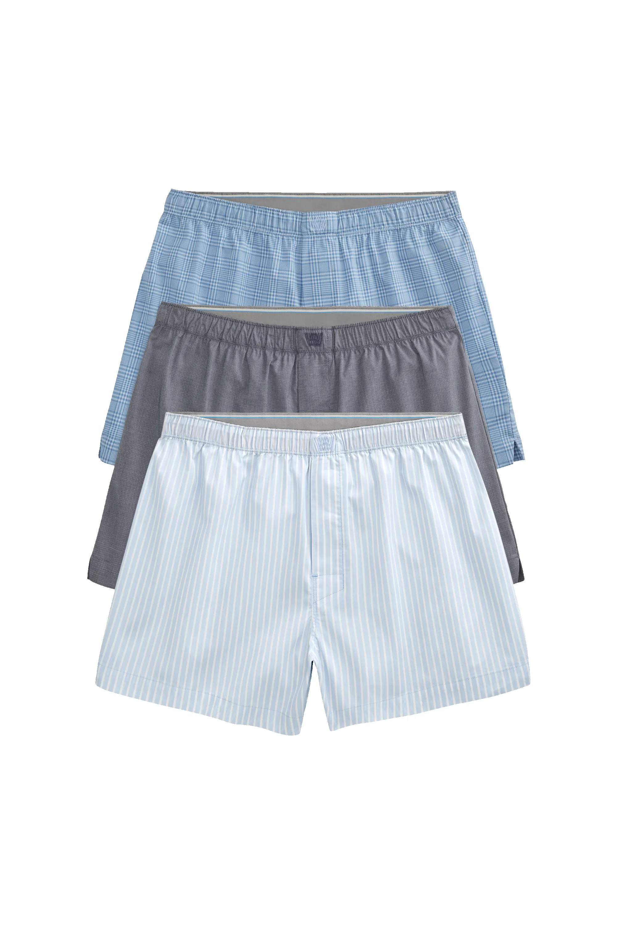 3-Pack 24/7 Woven Boxers Wall Street sold by Mack Weldon