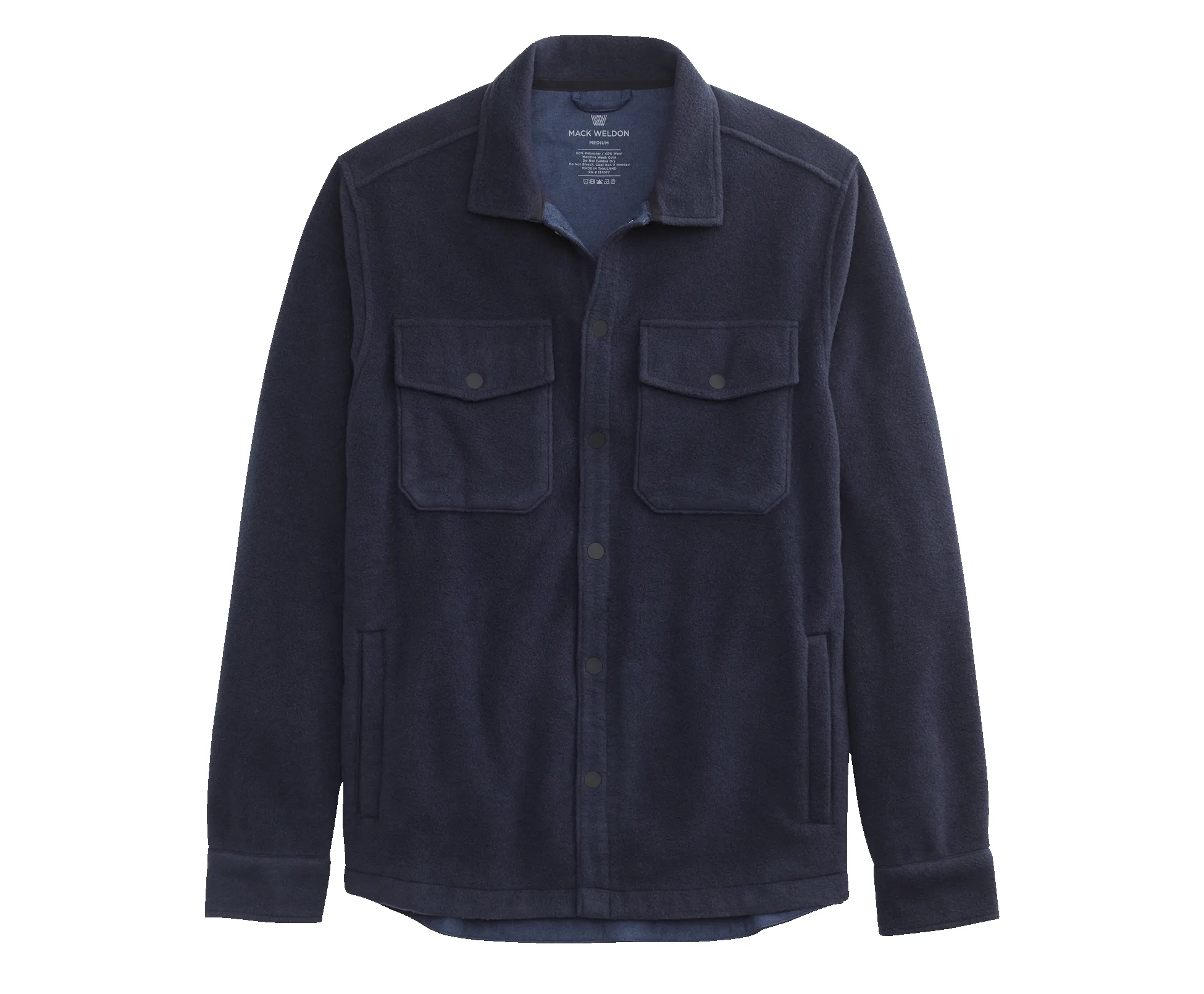 Merino Fleece Shirt Jacket sold by Mack Weldon