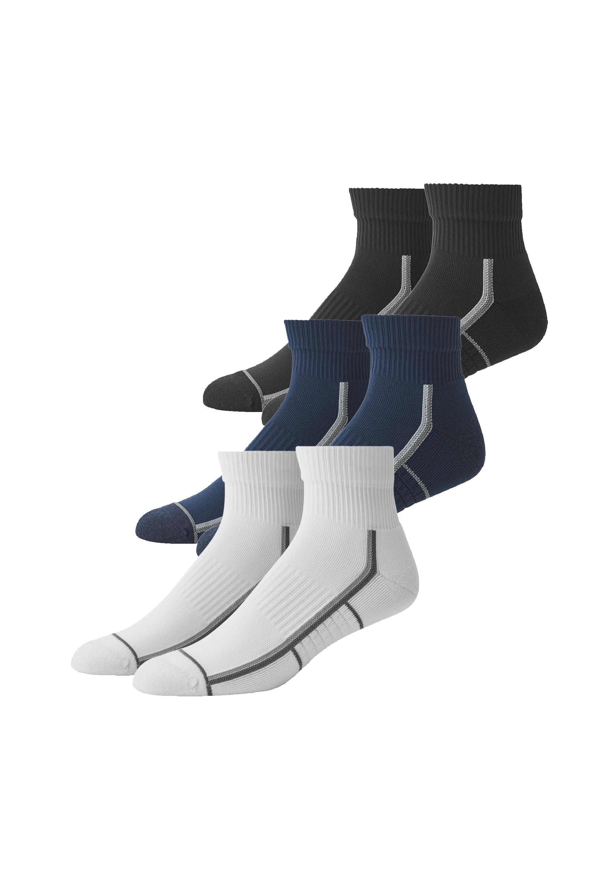 3-Pack AIRKNITˣ High Ankle Socks sold by Mack Weldon