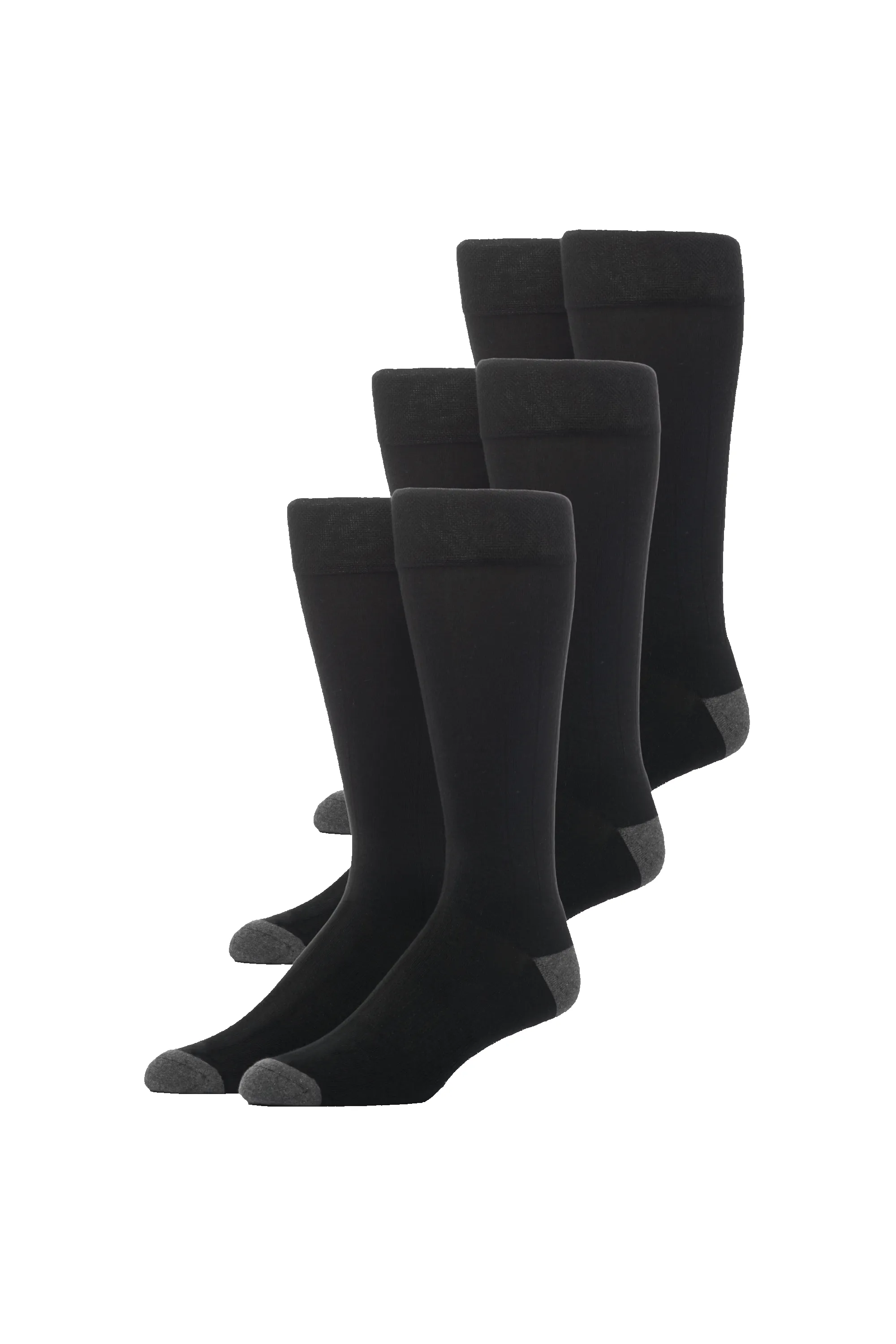 3-Pack SILVER Extended Crew Dress Sock sold by Mack Weldon product image thumbnail 2