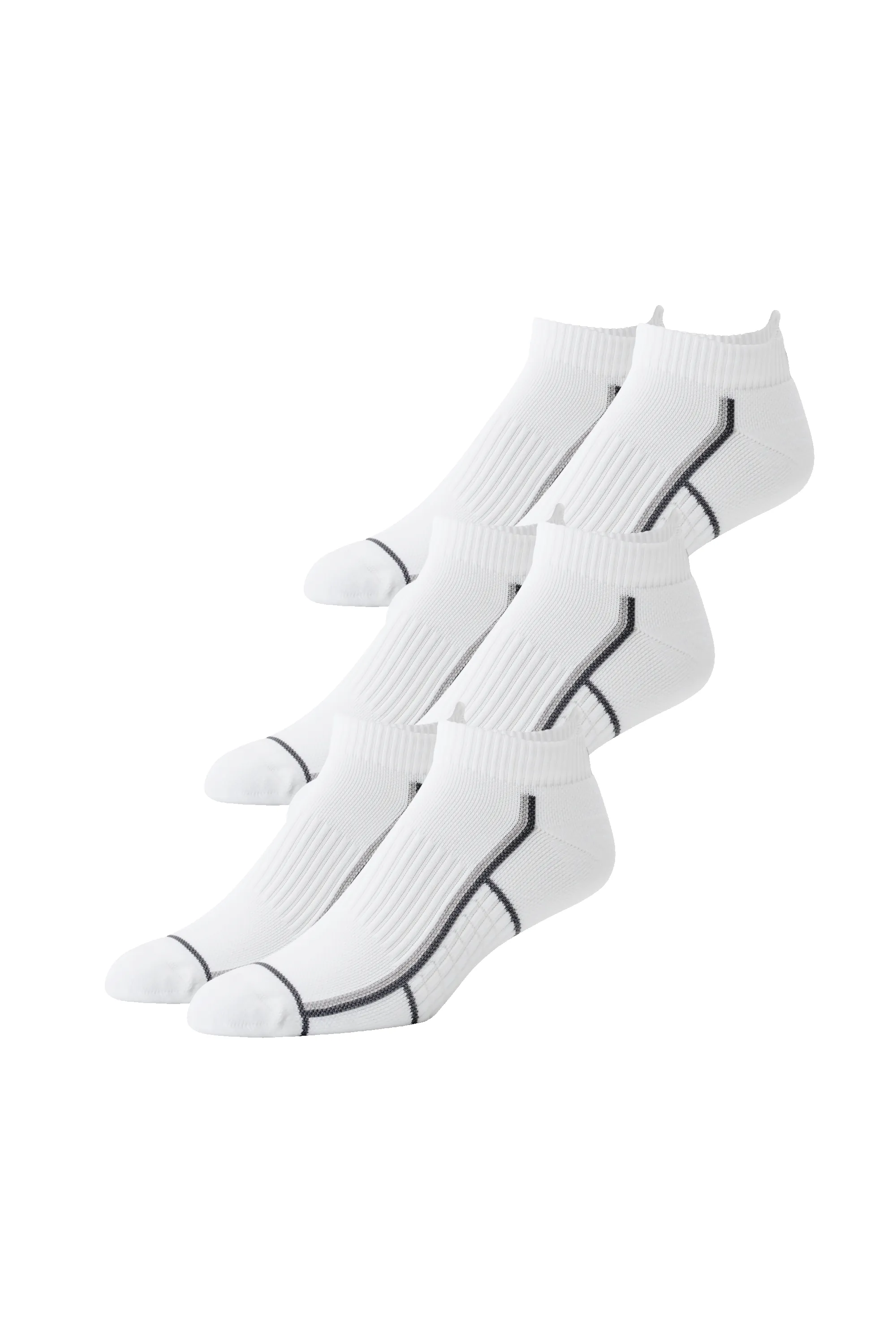 3-Pack AIRKNITˣ Ankle Socks Bright White sold by Mack Weldon