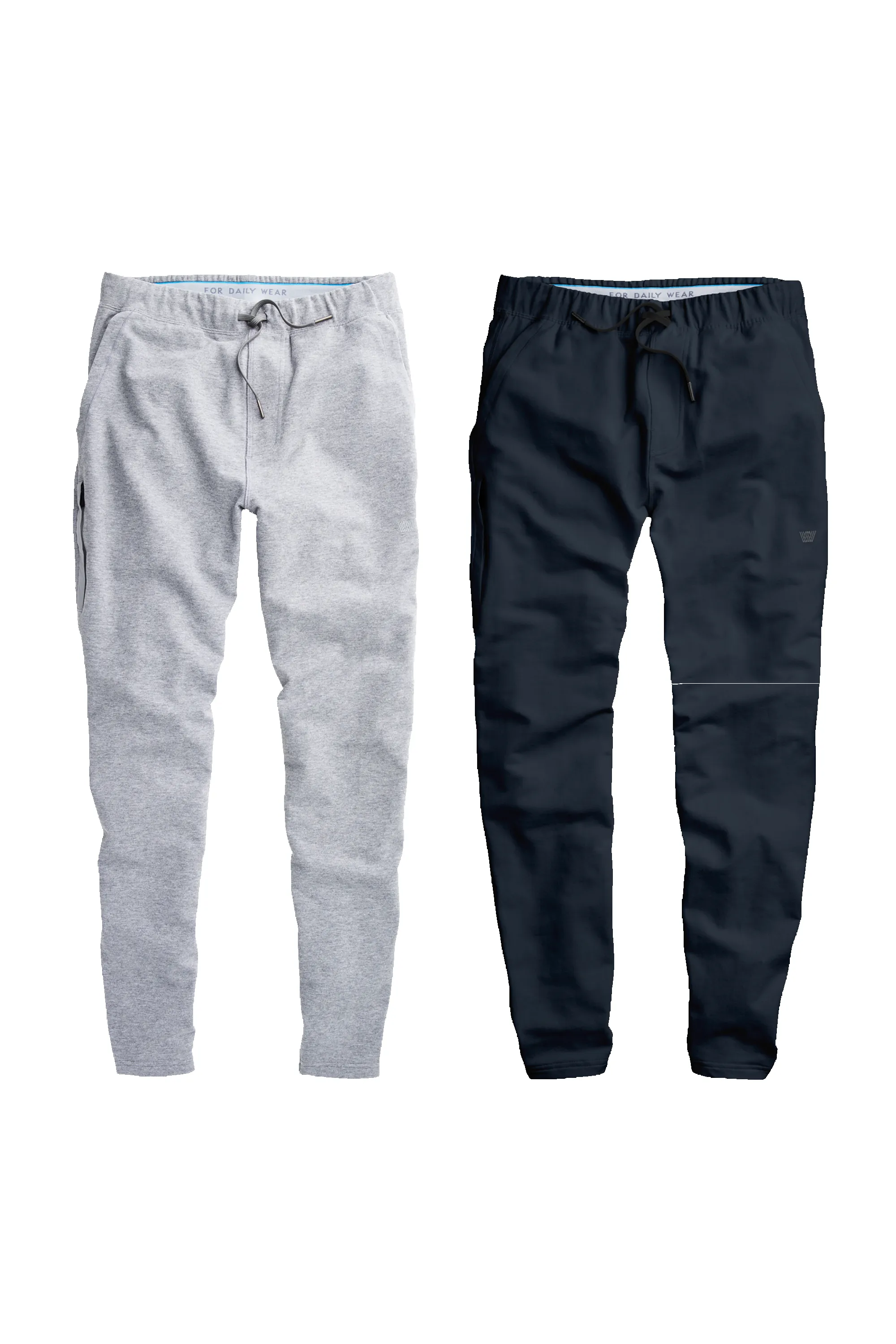 2-Pack ACE Sweatpants - Tall Total Eclipse / Grey Heather sold by Mack Weldon
