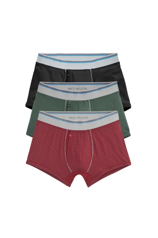 3-Pack 18-Hour Jersey Trunks Silent Night sold by Mack Weldon