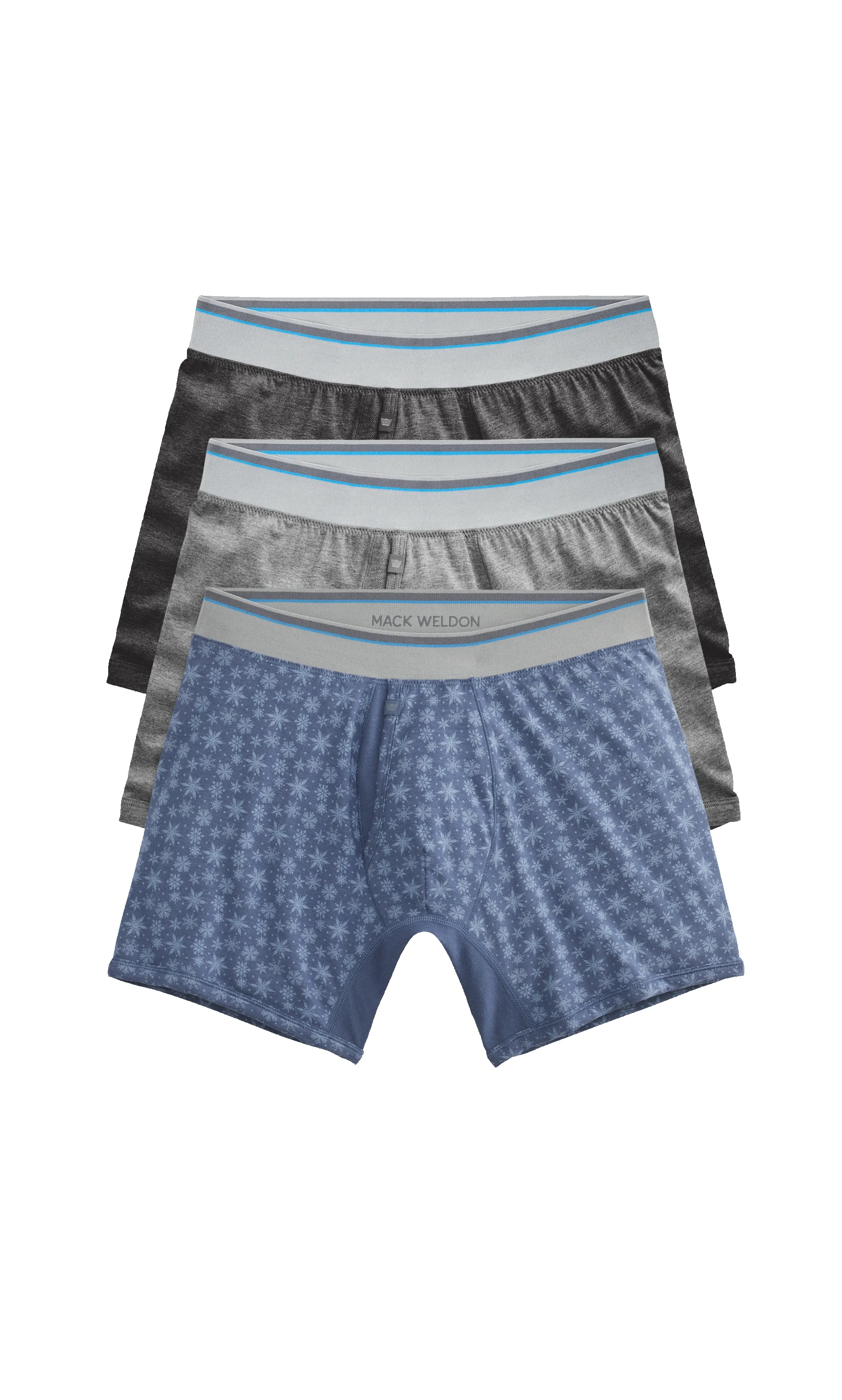 3-Pack 18-Hour Jersey Boxer Briefs Winter Sky sold by Mack Weldon