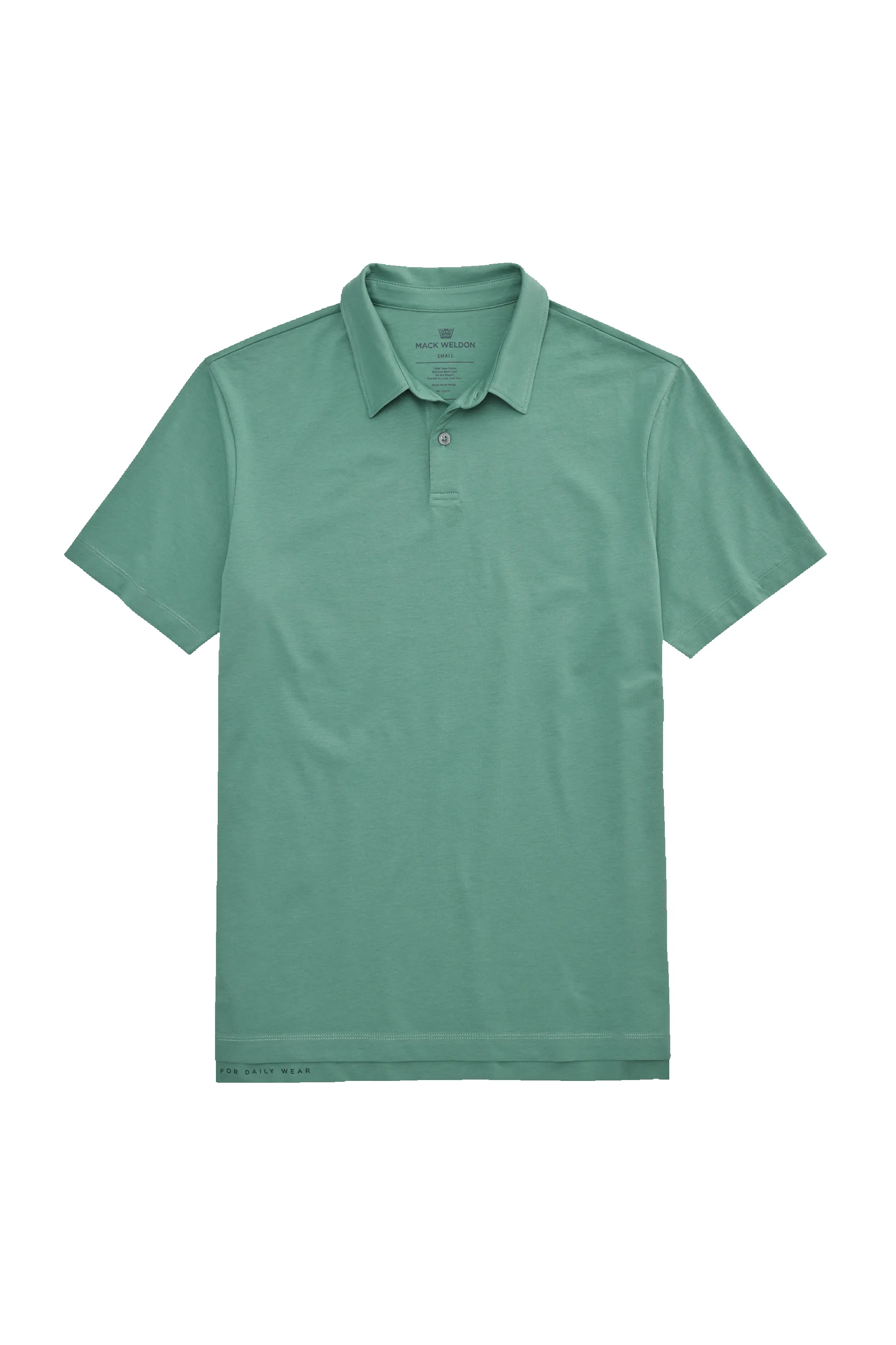 Pima T-Shirt Polo Spearmint sold by Mack Weldon