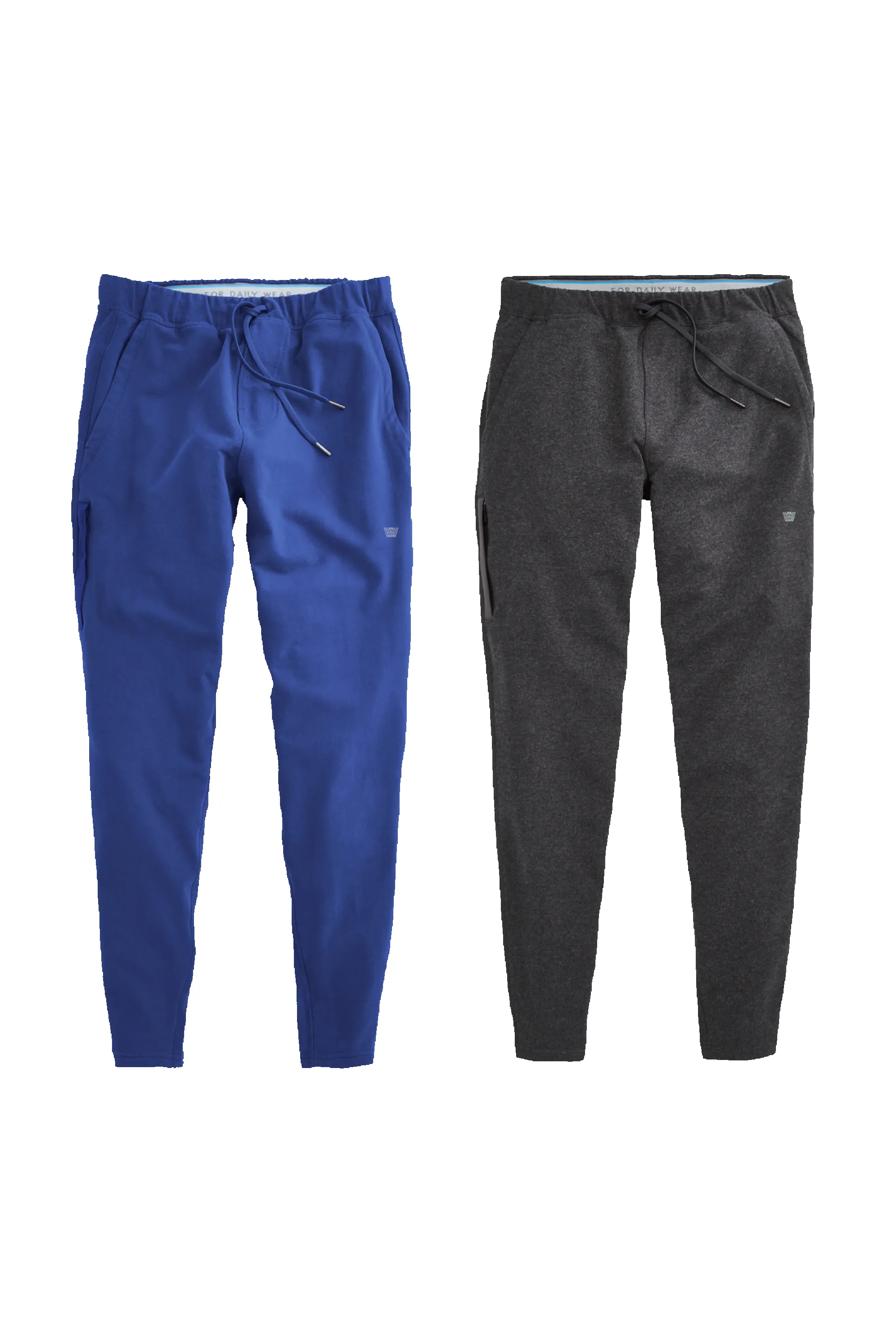 2-Pack ACE Sweatpants Indigo Dye / Charcoal Heather sold by Mack Weldon