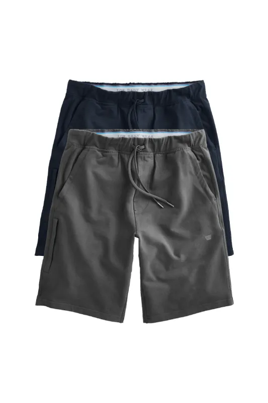 2-Pack ACE Sweatshort Asphalt / Total Eclipse sold by Mack Weldon