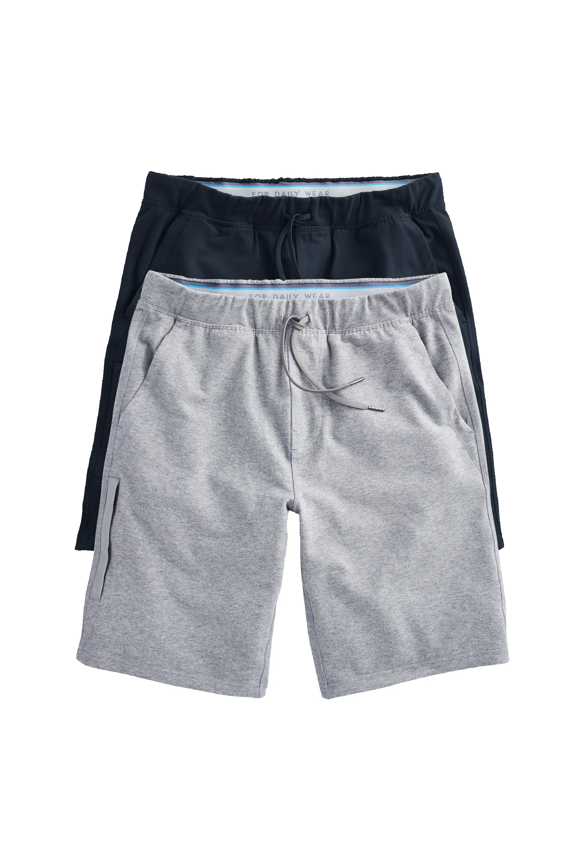 2-Pack ACE Sweatshort Grey Heather/ Total Eclipse sold by Mack Weldon