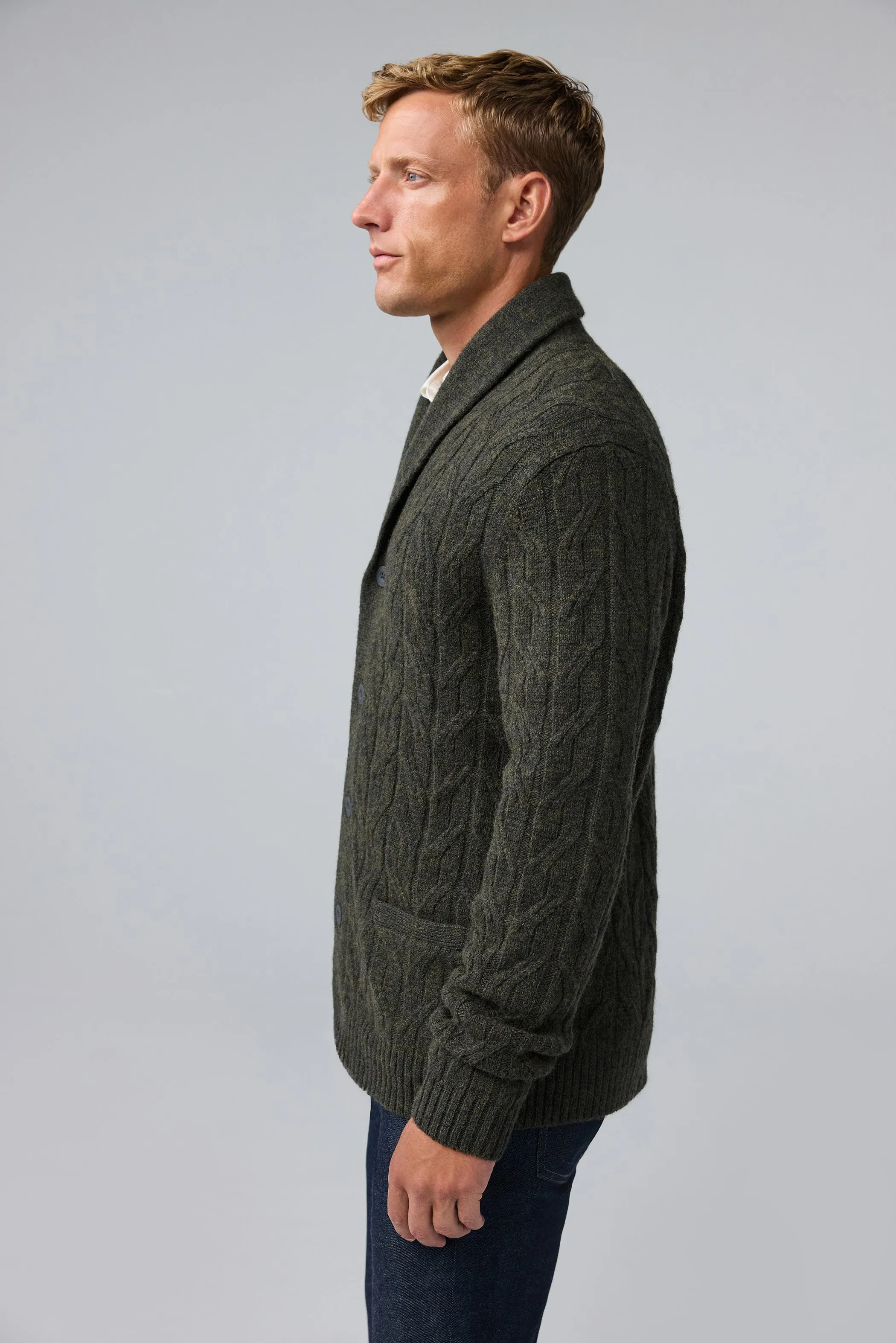 WARMKNIT Wool Cardigan sold by Mack Weldon product image thumbnail 4