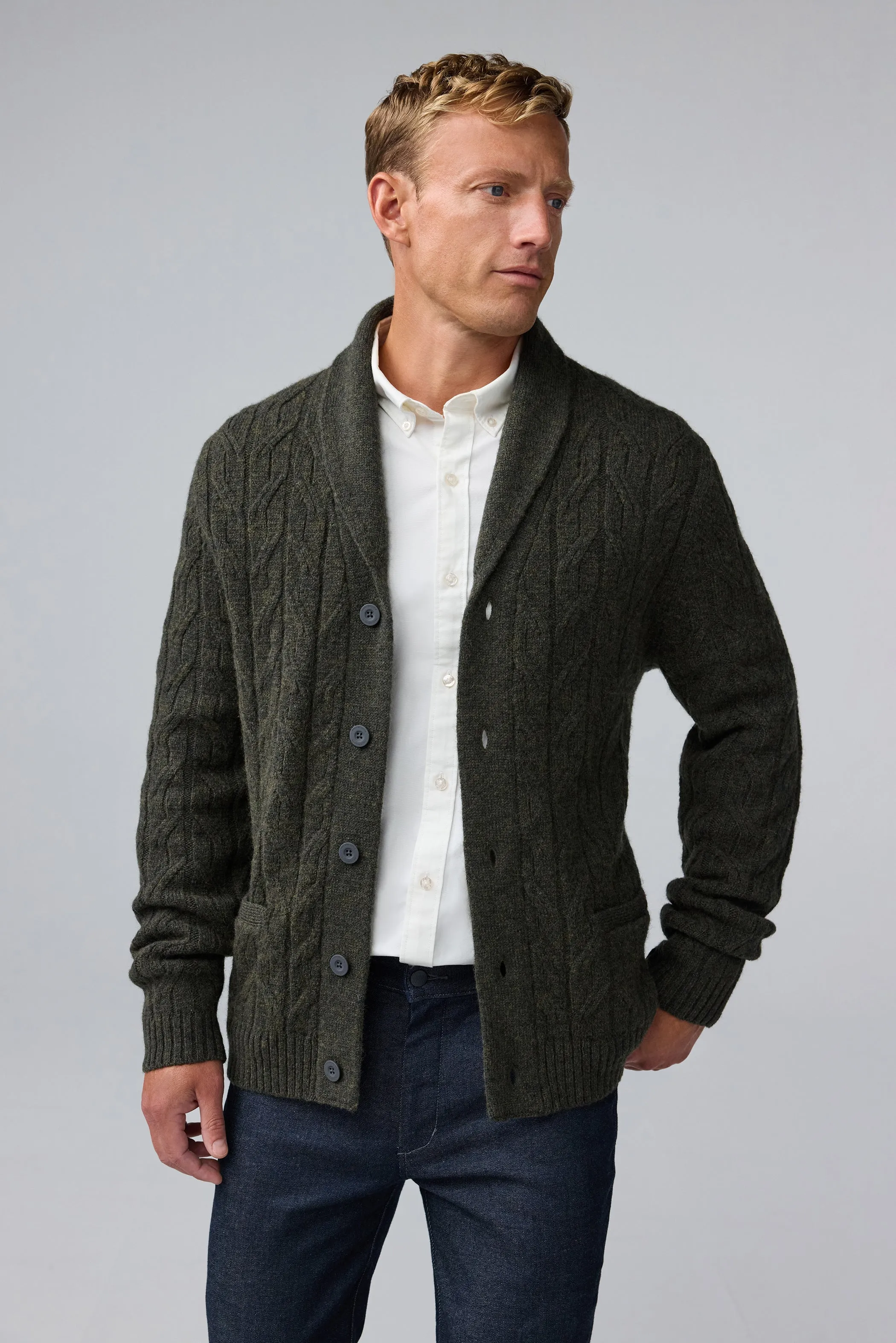 WARMKNIT Wool Cardigan sold by Mack Weldon product image thumbnail 3