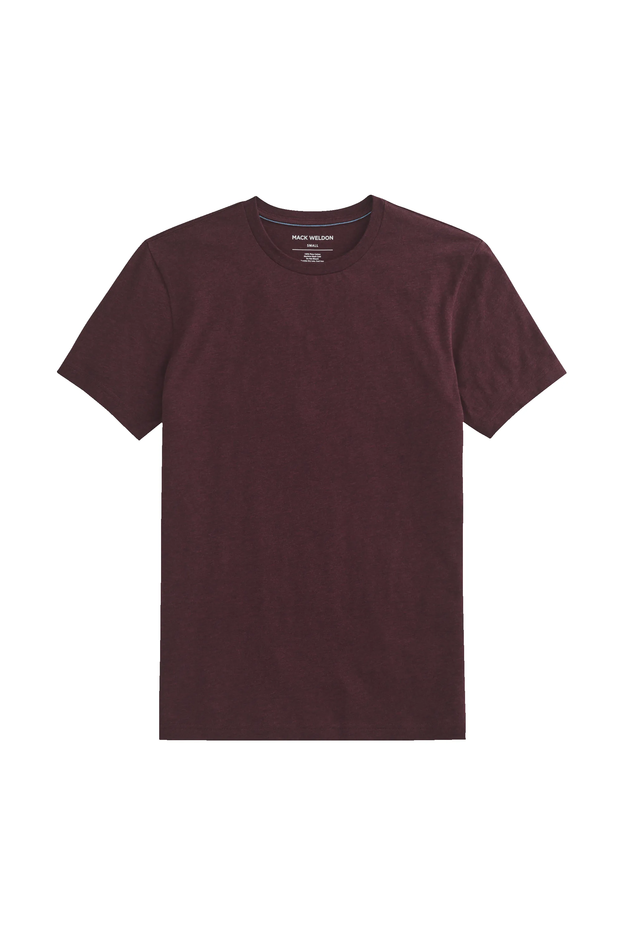 Pima Crew Neck T-Shirt Purple Potion Heather sold by Mack Weldon