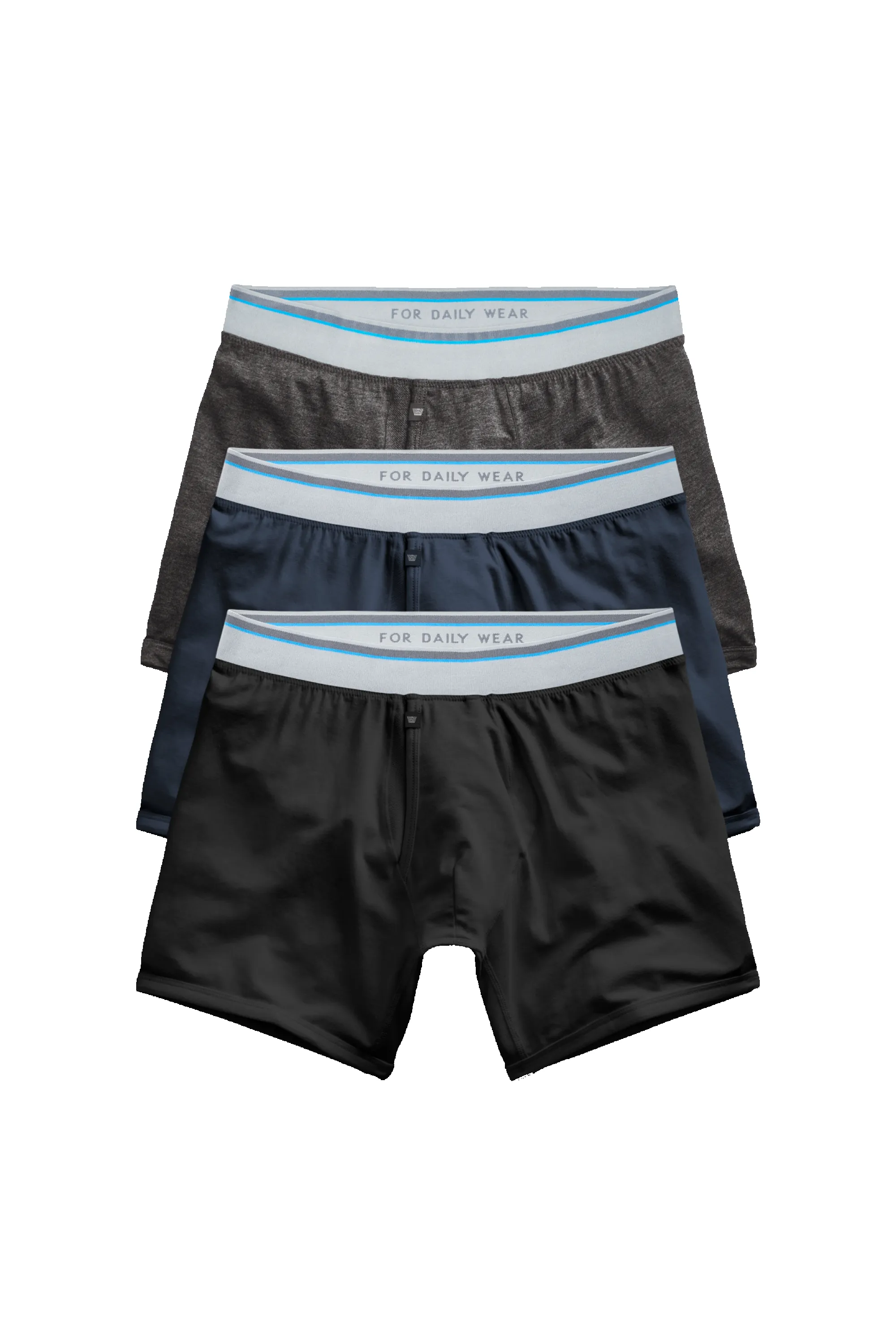 3-Pack 18-Hour Jersey Boxer Briefs Back To The Basics sold by Mack Weldon