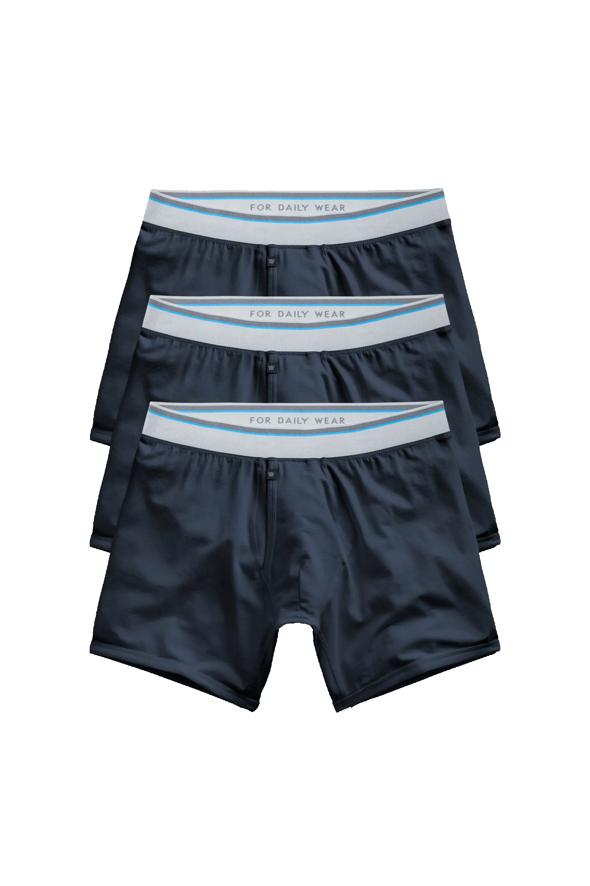 3-Pack 18-Hour Jersey Boxer Briefs Blue Night sold by Mack Weldon
