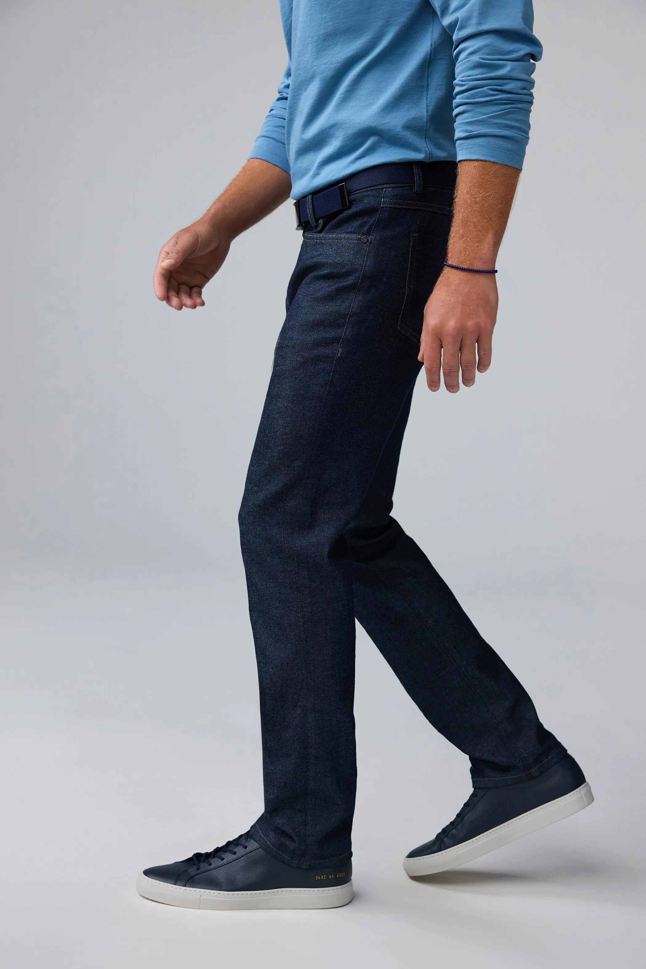 SILVER Denim - Straight Leg Jeans Dark Indigo sold by Mack Weldon product image thumbnail 4
